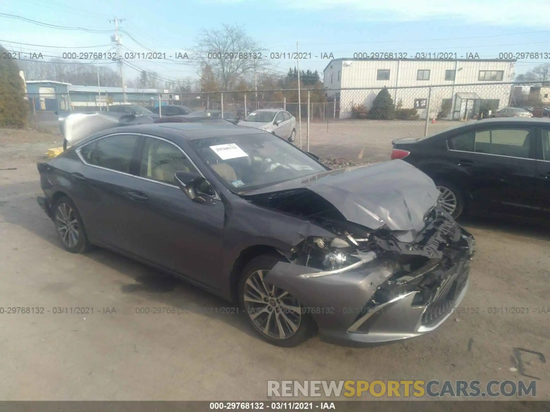 1 Photograph of a damaged car JTHBZ1B1XK2004833 LEXUS ES 2019