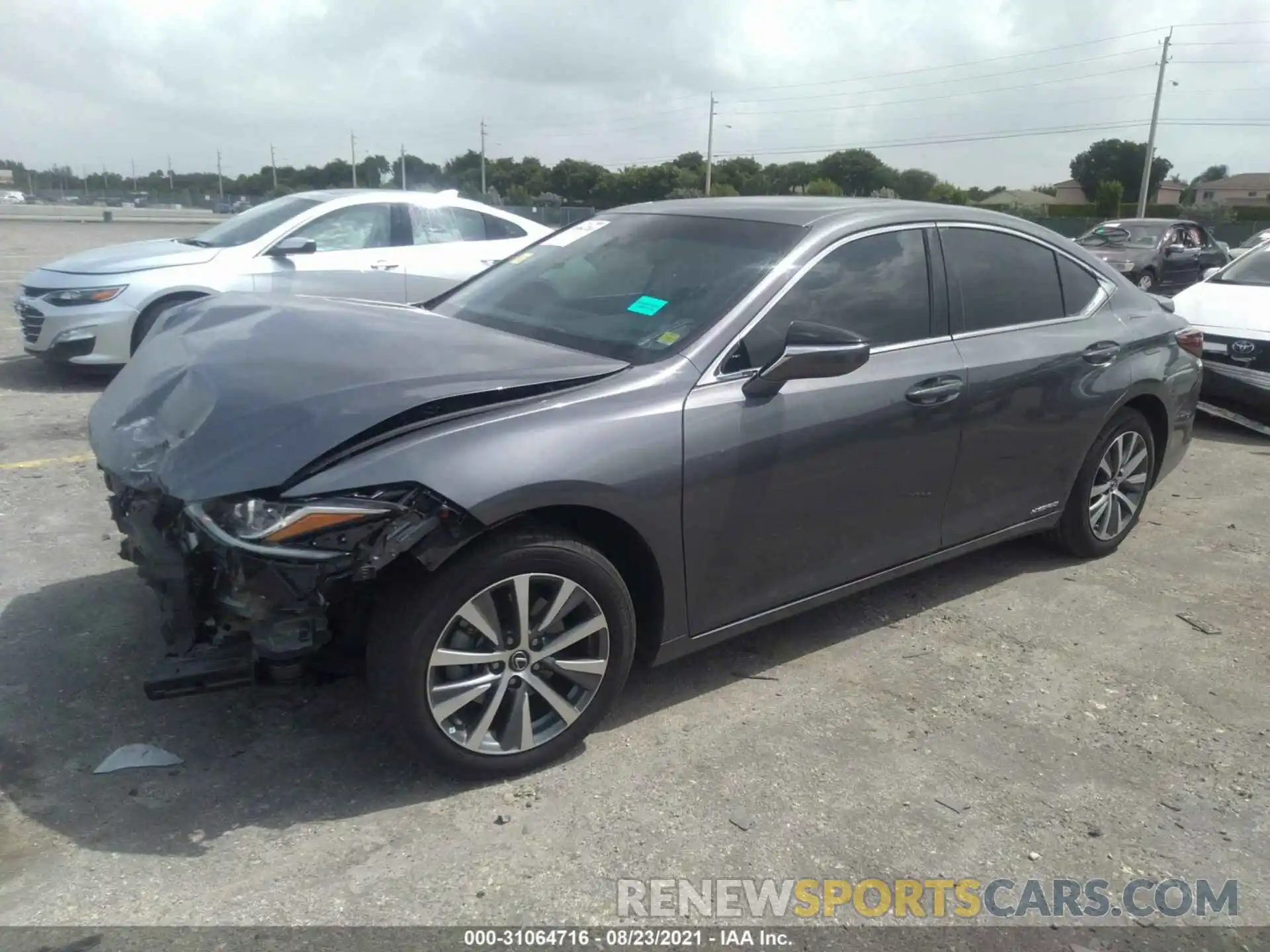 2 Photograph of a damaged car 58AC21B13LU008212 LEXUS ES 2020