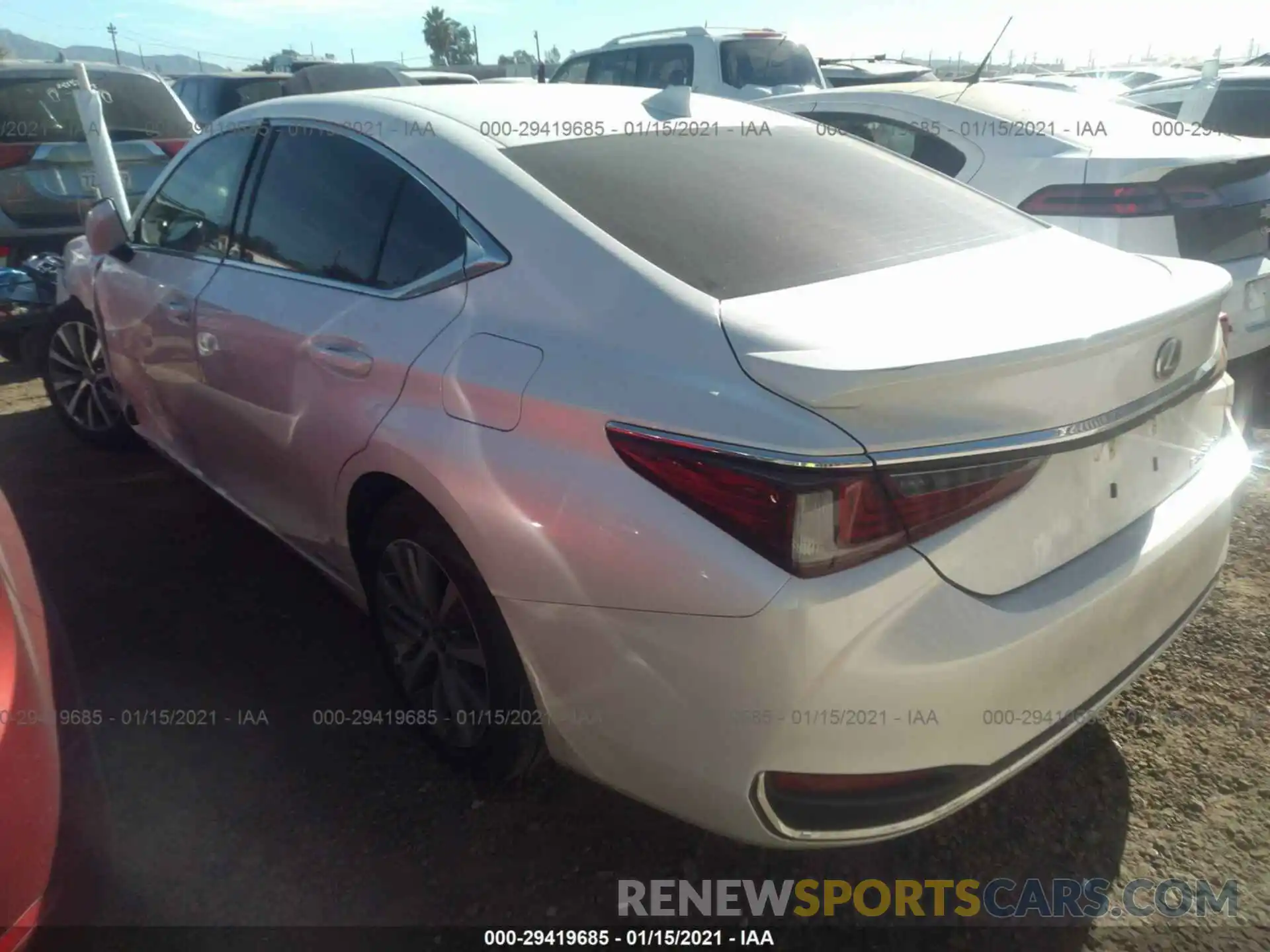 3 Photograph of a damaged car 58AC21B1XLU008577 LEXUS ES 2020