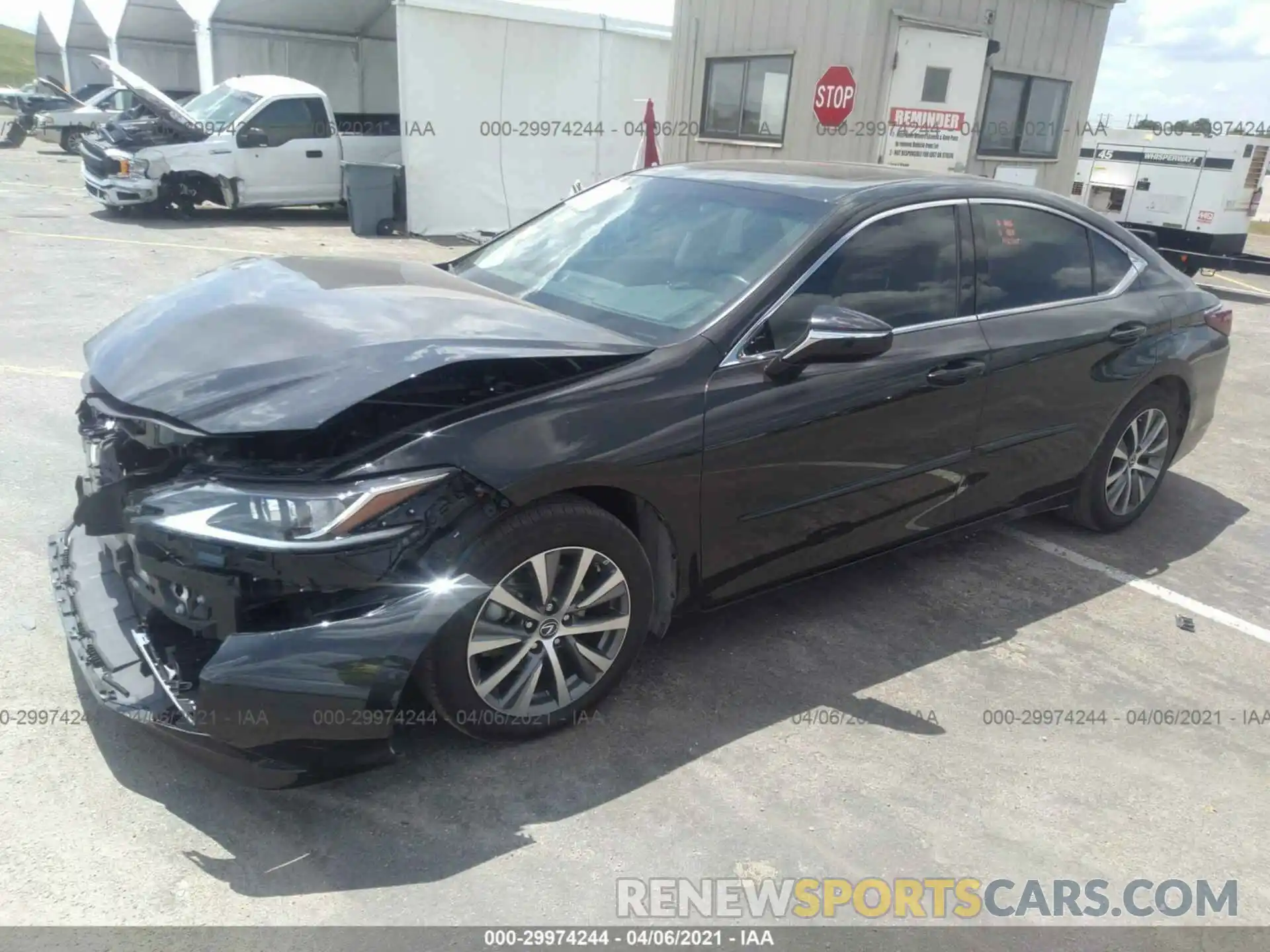 2 Photograph of a damaged car 58ACZ1B11LU074673 LEXUS ES 2020