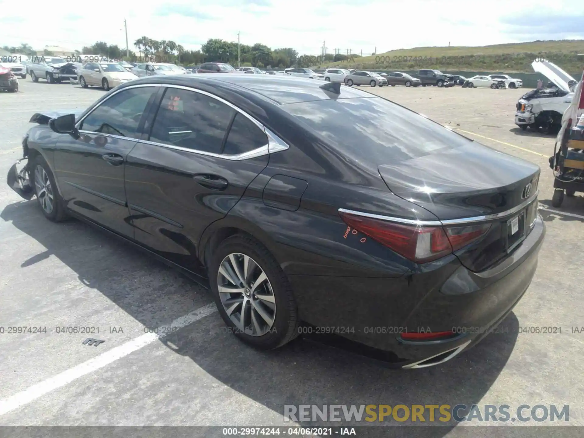 3 Photograph of a damaged car 58ACZ1B11LU074673 LEXUS ES 2020