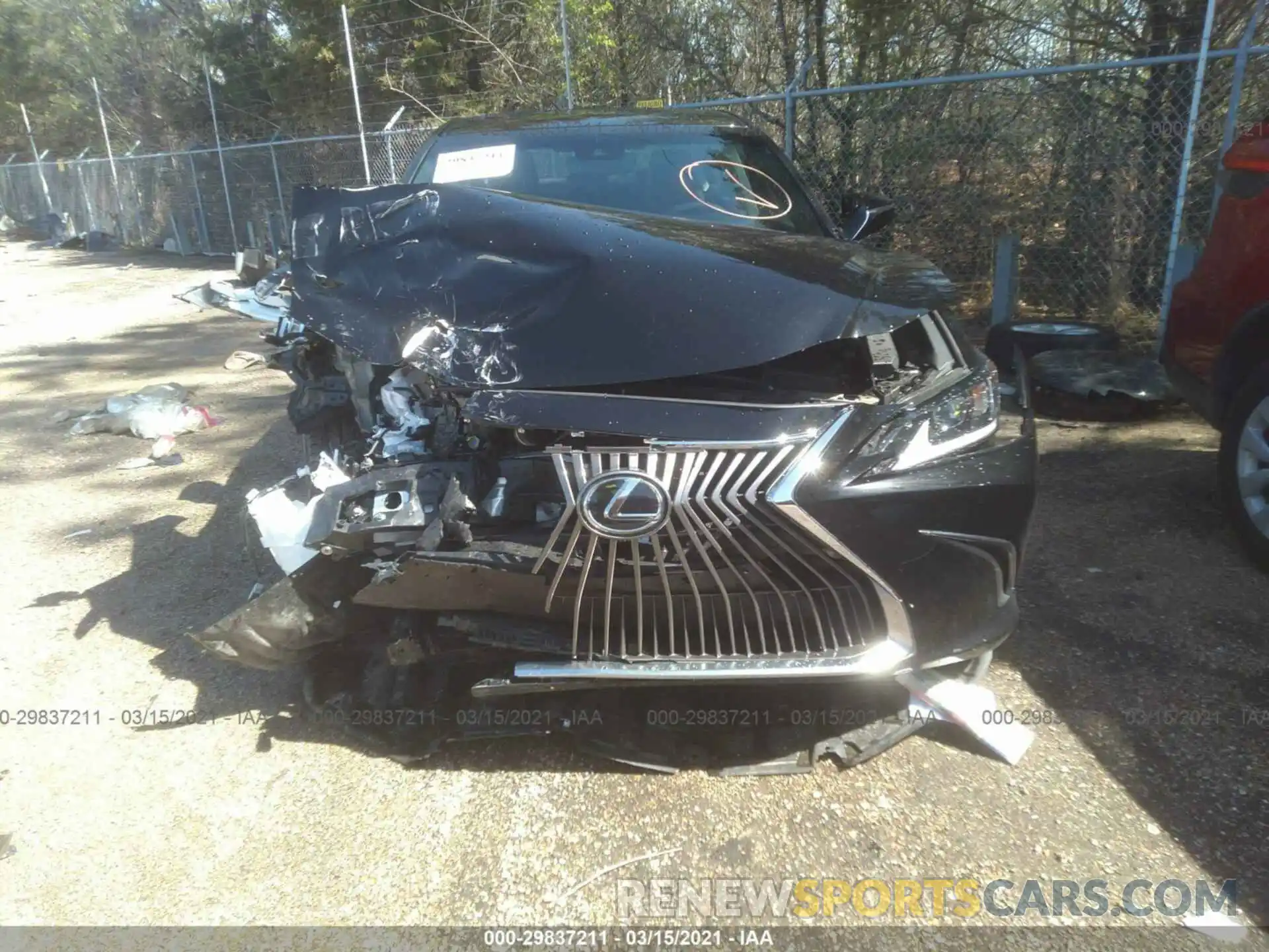 6 Photograph of a damaged car 58ACZ1B16LU079240 LEXUS ES 2020