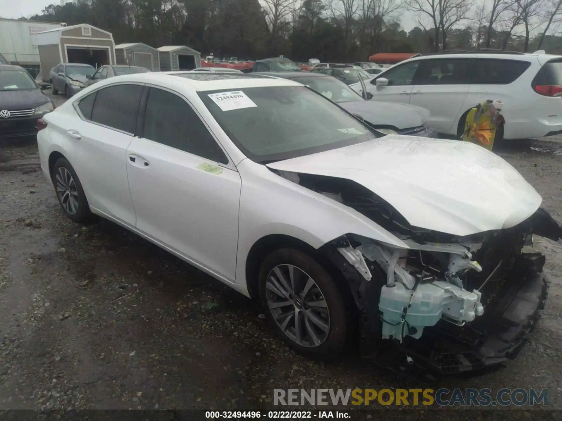 1 Photograph of a damaged car 58ACZ1B1XLU065681 LEXUS ES 2020