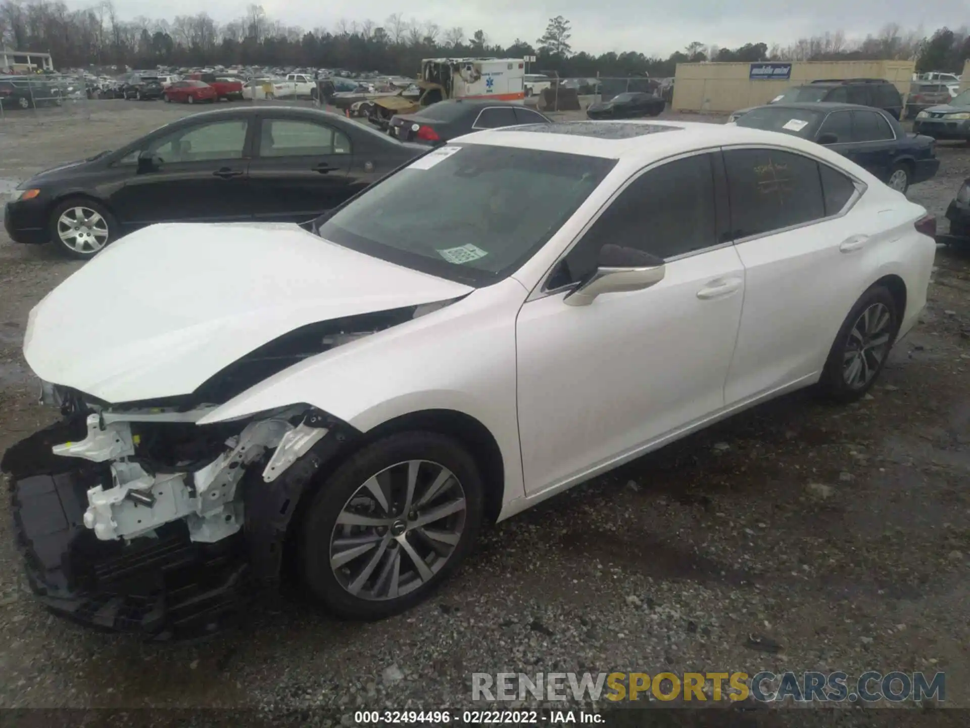 2 Photograph of a damaged car 58ACZ1B1XLU065681 LEXUS ES 2020