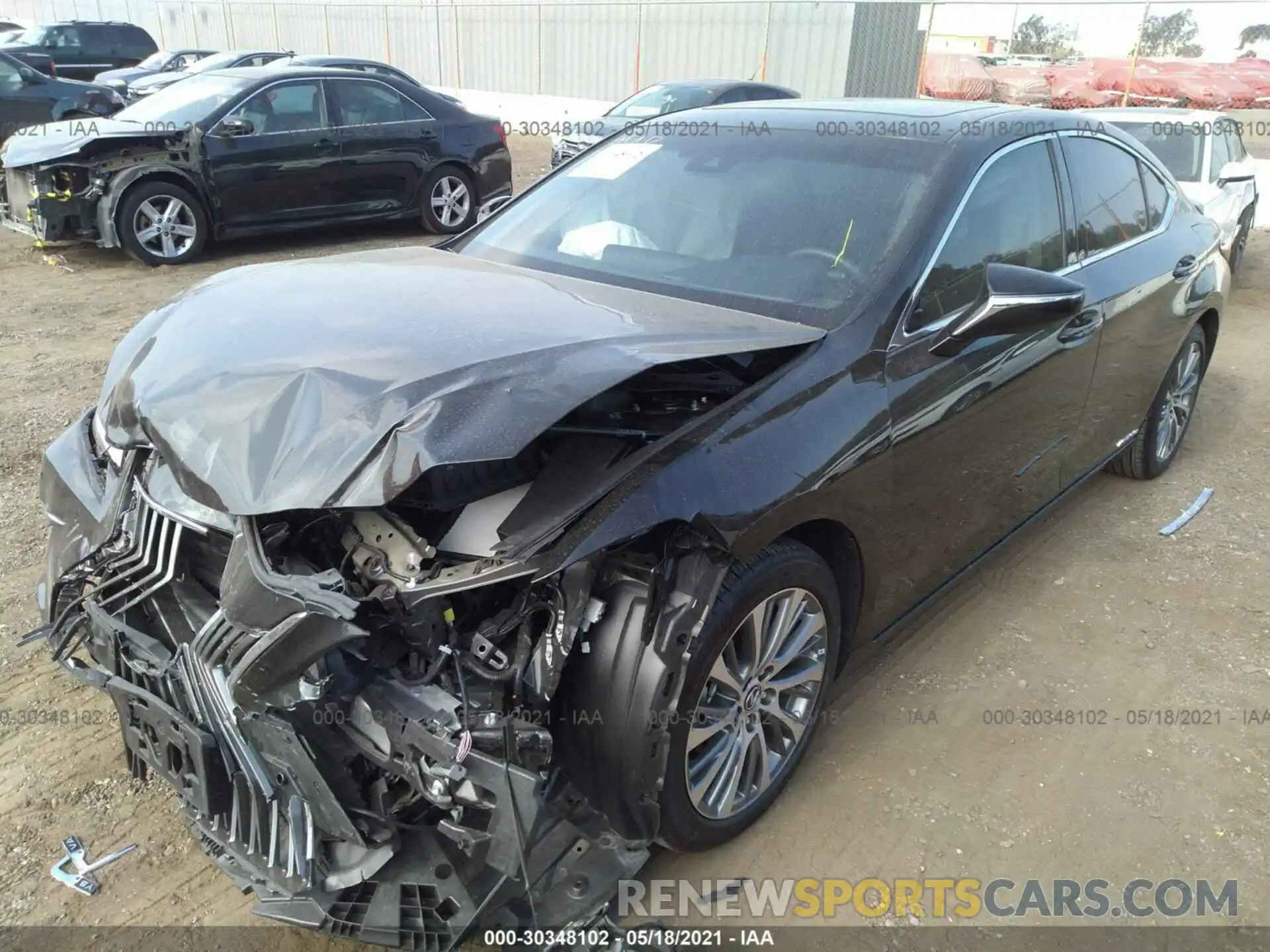 2 Photograph of a damaged car 58AD21B11LU010061 LEXUS ES 2020