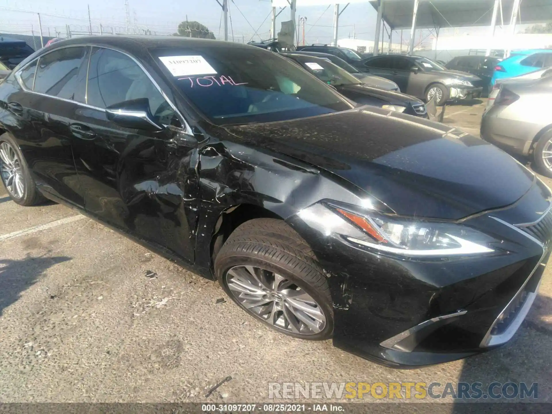 6 Photograph of a damaged car 58AD21B13LU009042 LEXUS ES 2020