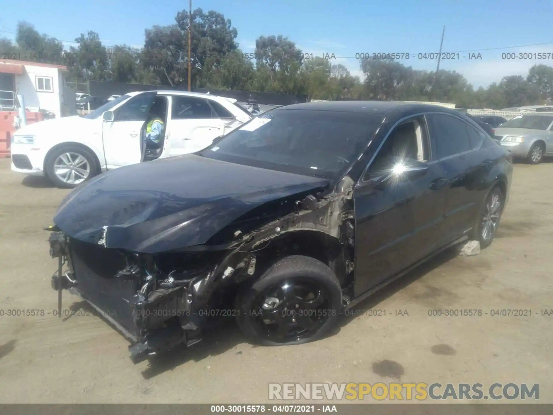 2 Photograph of a damaged car 58AD21B14LU008949 LEXUS ES 2020