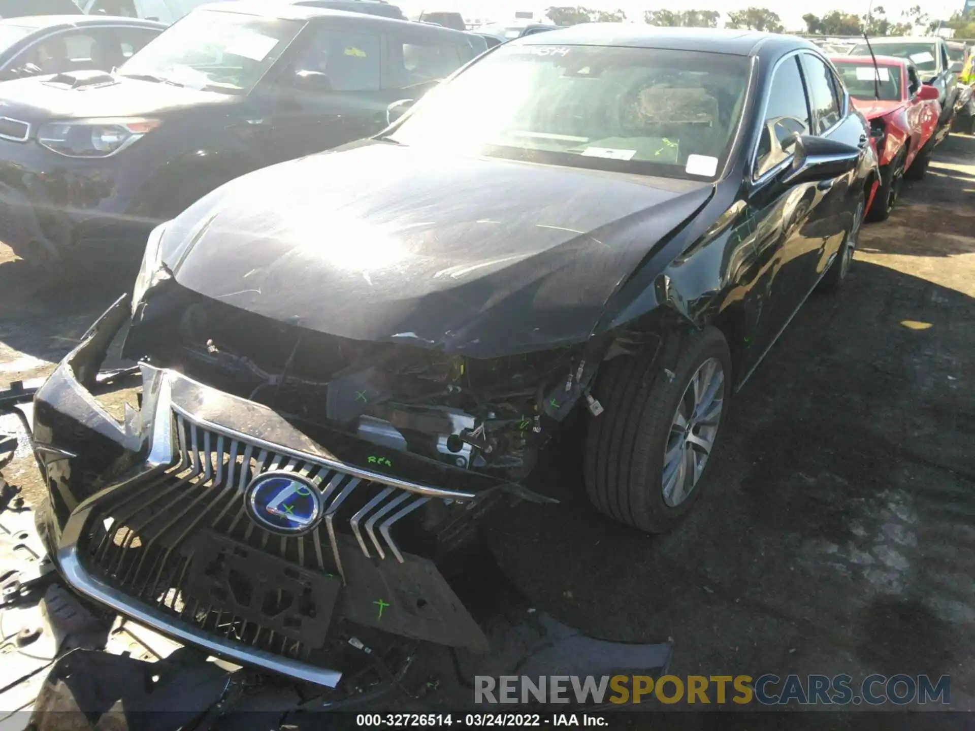 2 Photograph of a damaged car 58AD21B15LU004473 LEXUS ES 2020