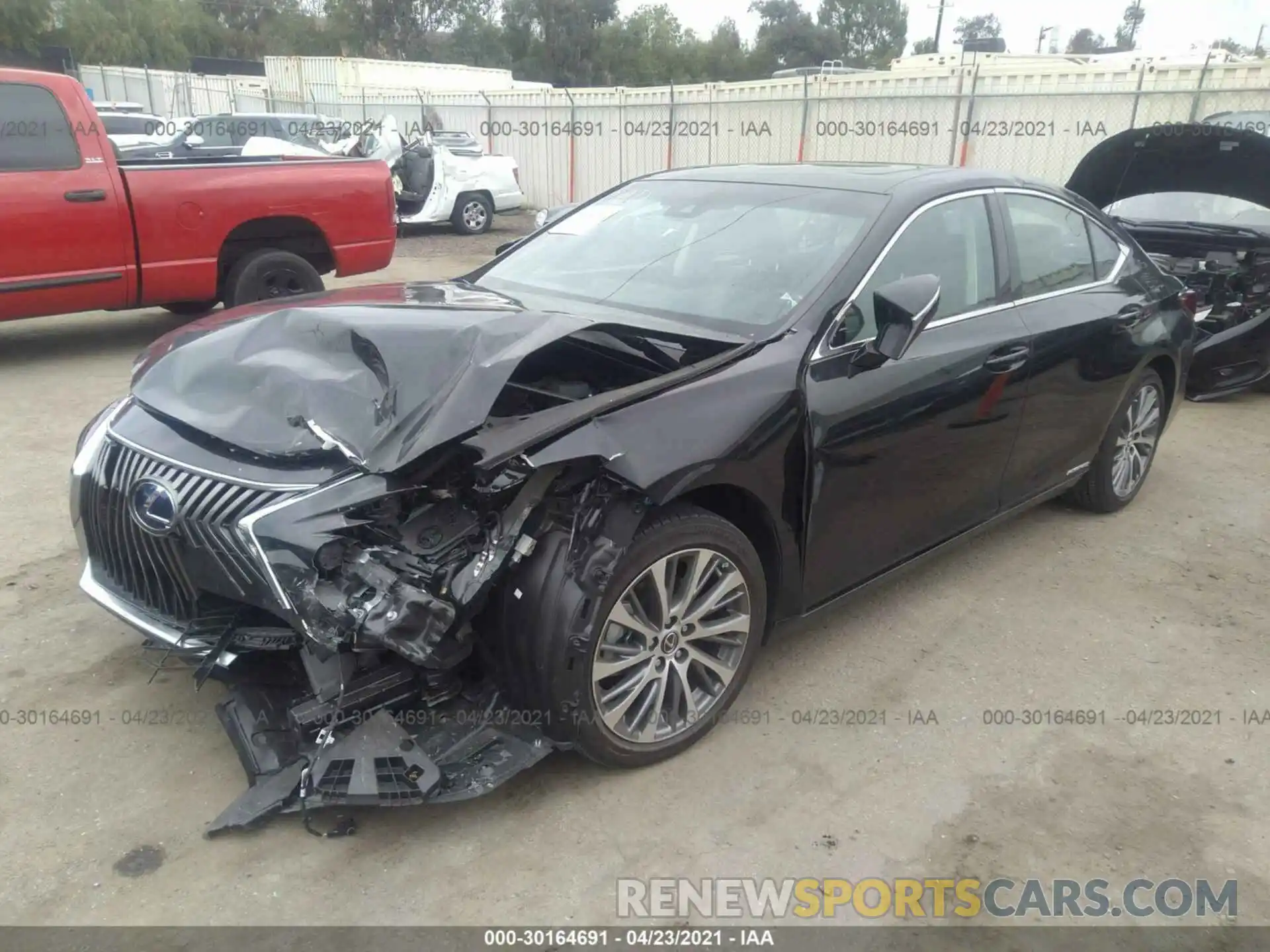 2 Photograph of a damaged car 58AD21B15LU012606 LEXUS ES 2020