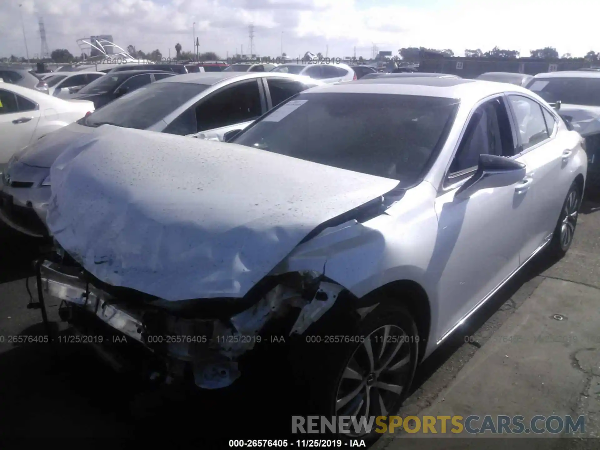 2 Photograph of a damaged car 58AD21B16LU005440 LEXUS ES 2020