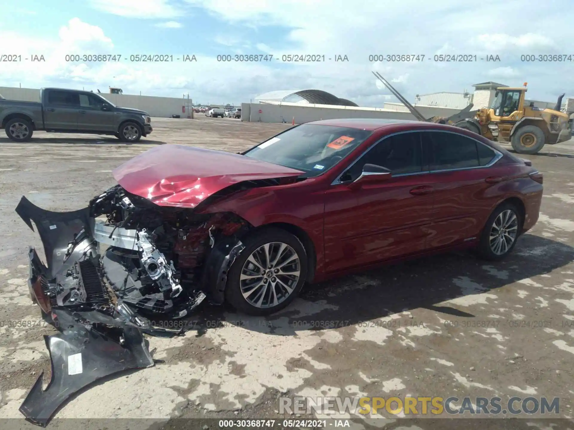 2 Photograph of a damaged car 58AD21B1XLU005196 LEXUS ES 2020