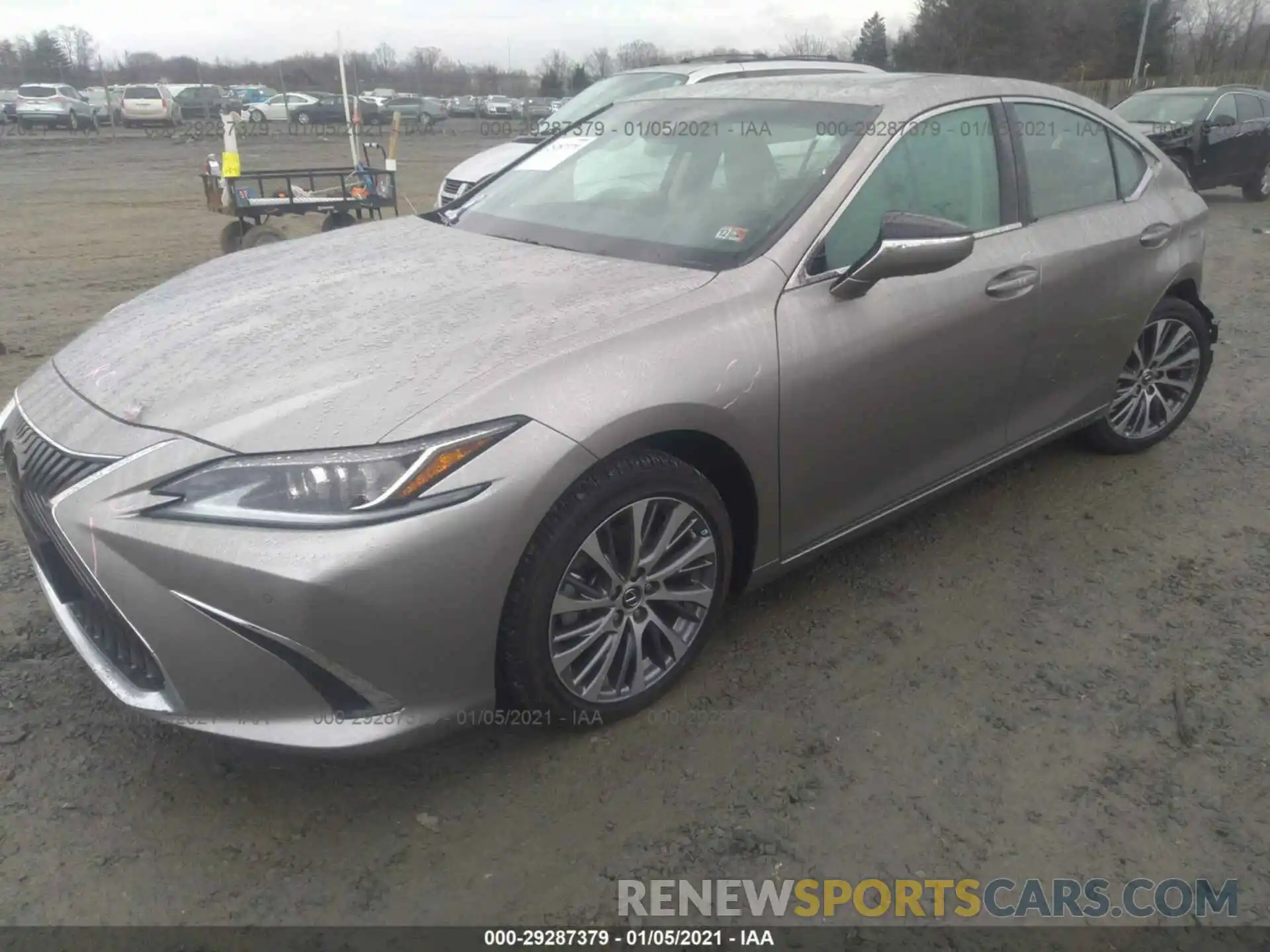 2 Photograph of a damaged car 58ADZ1B10LU053270 LEXUS ES 2020