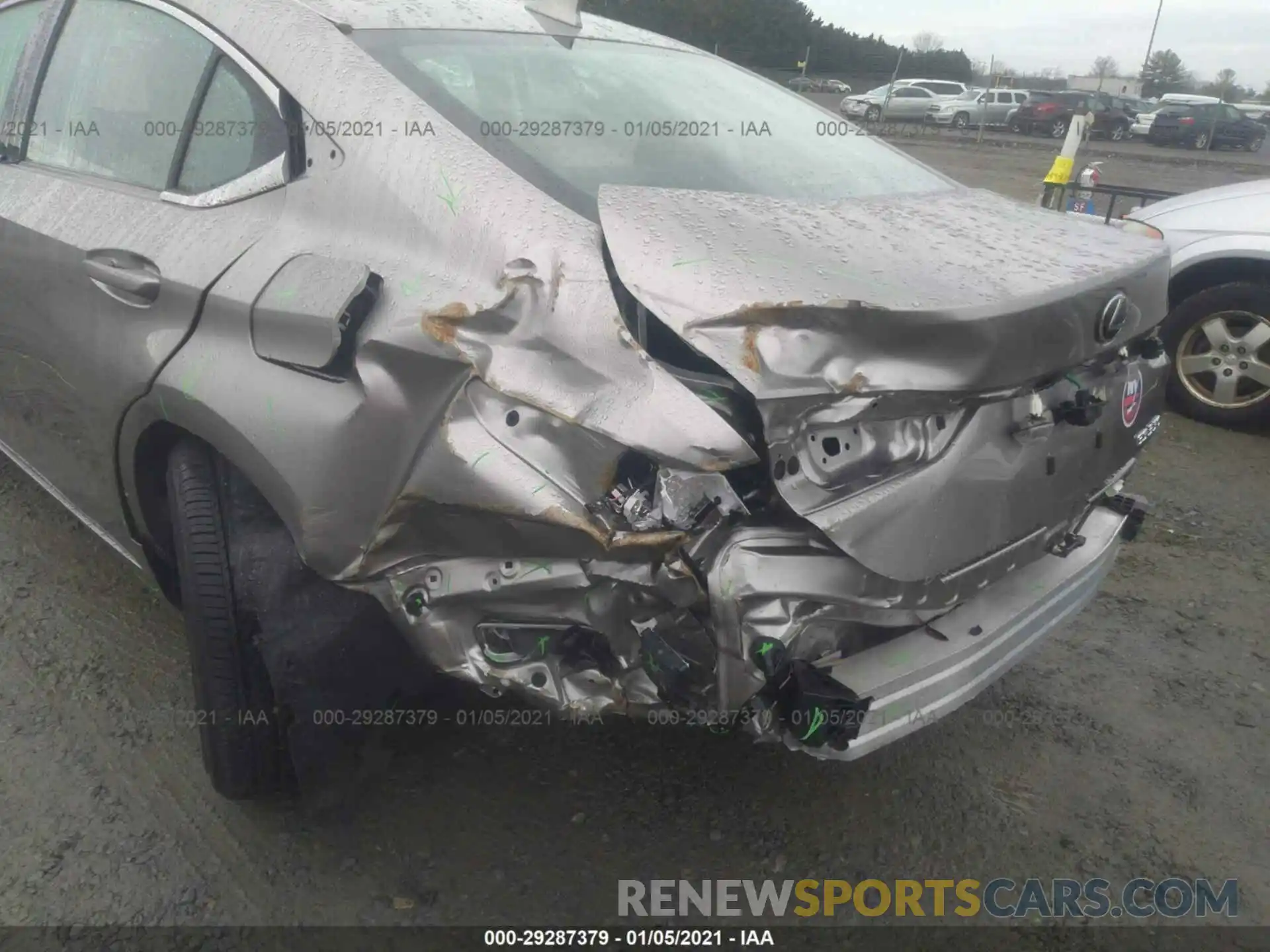 6 Photograph of a damaged car 58ADZ1B10LU053270 LEXUS ES 2020