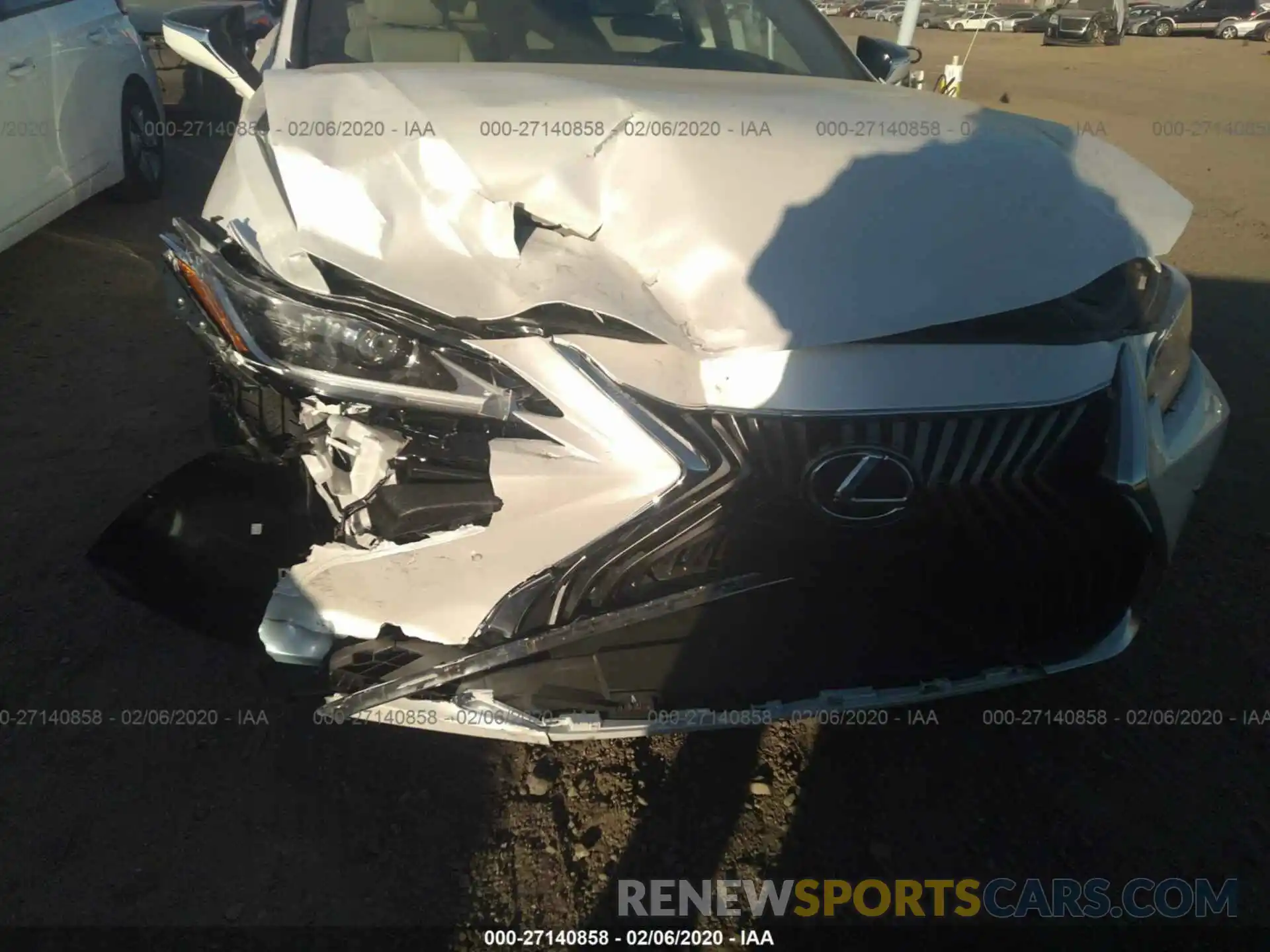 6 Photograph of a damaged car 58ADZ1B10LU058016 LEXUS ES 2020