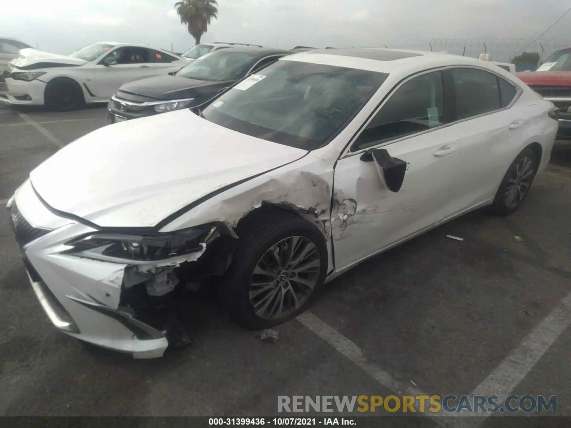 2 Photograph of a damaged car 58ADZ1B10LU063071 LEXUS ES 2020