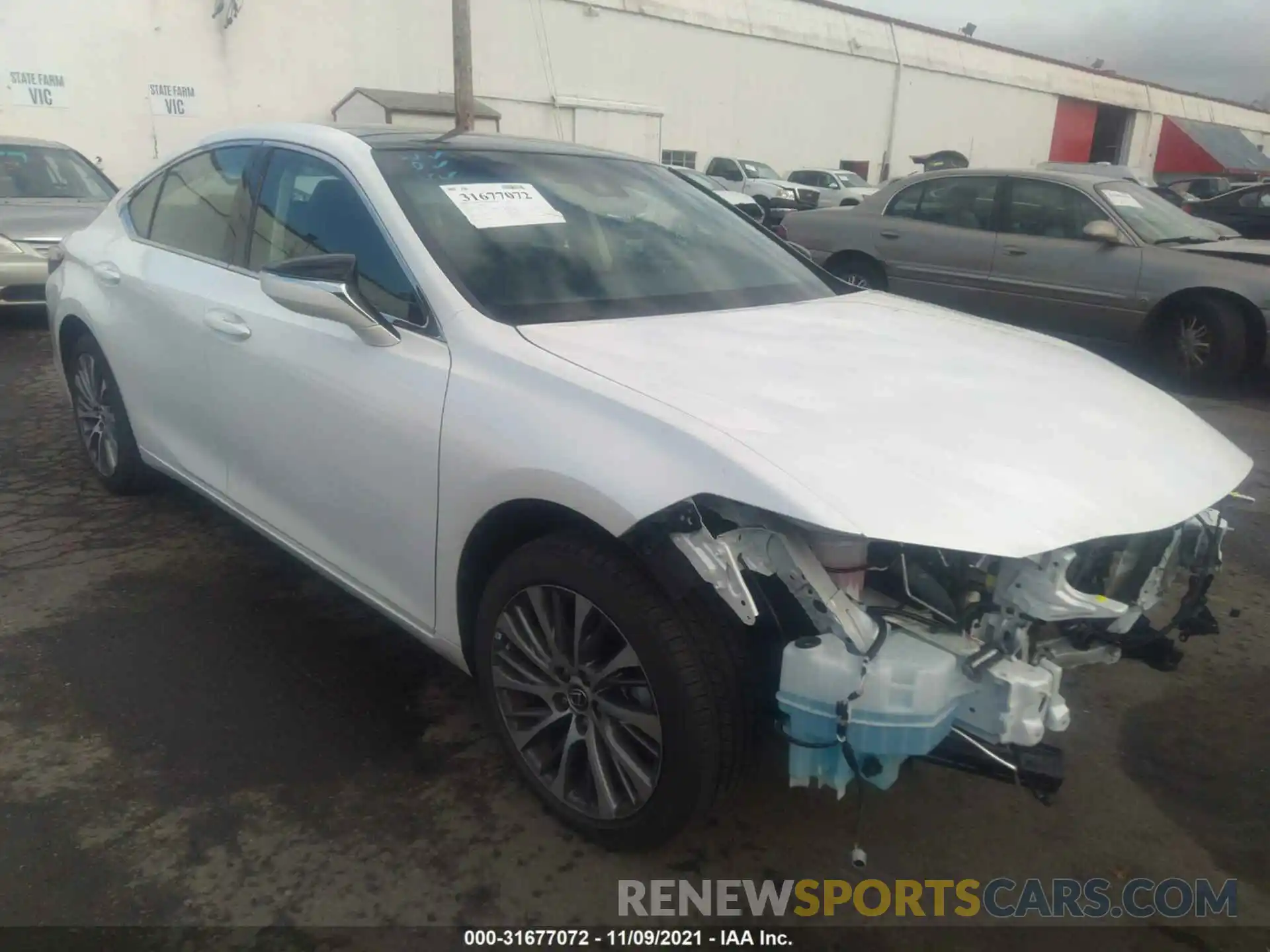 1 Photograph of a damaged car 58ADZ1B11LU058980 LEXUS ES 2020