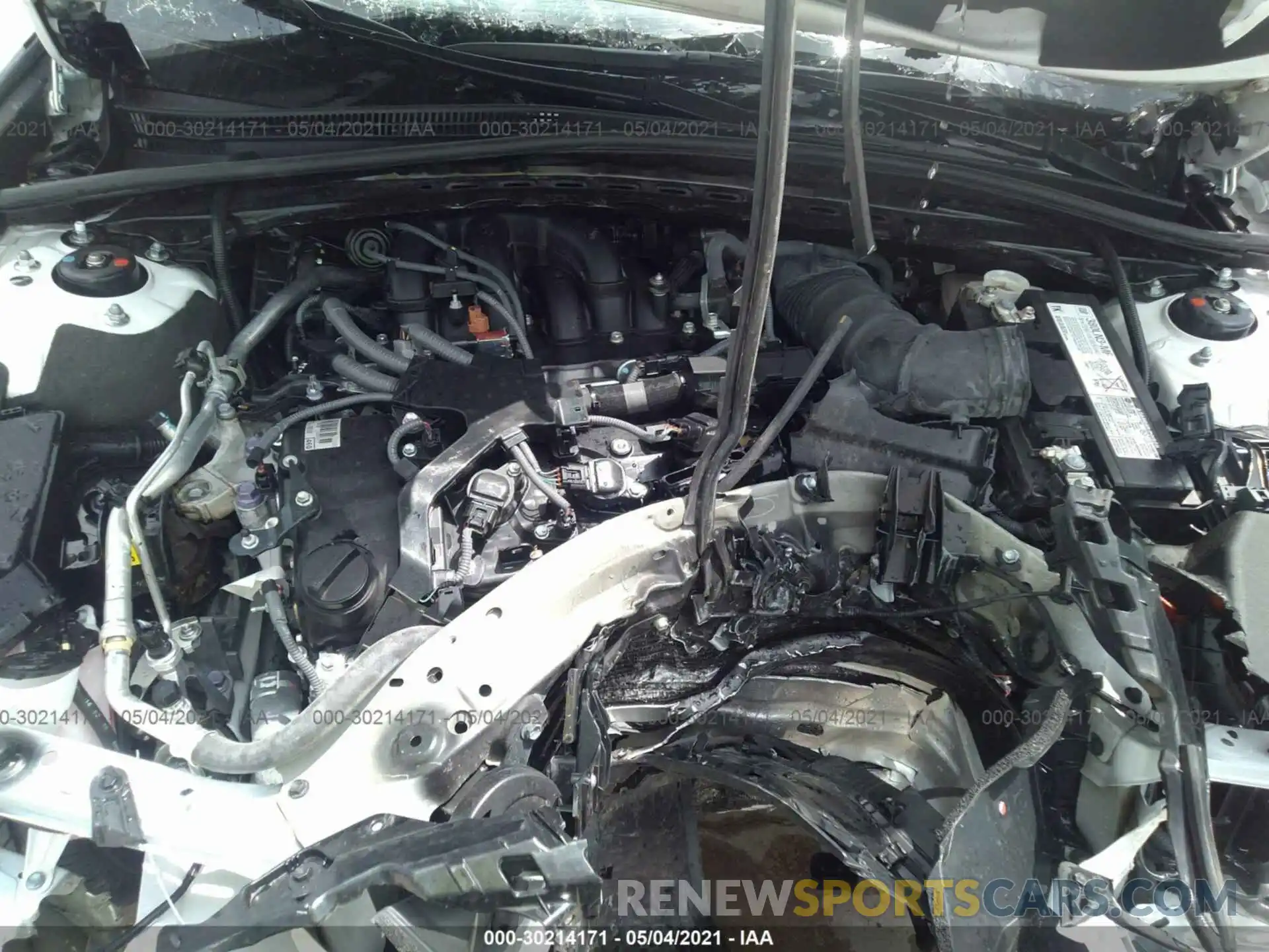 10 Photograph of a damaged car 58ADZ1B11LU059434 LEXUS ES 2020