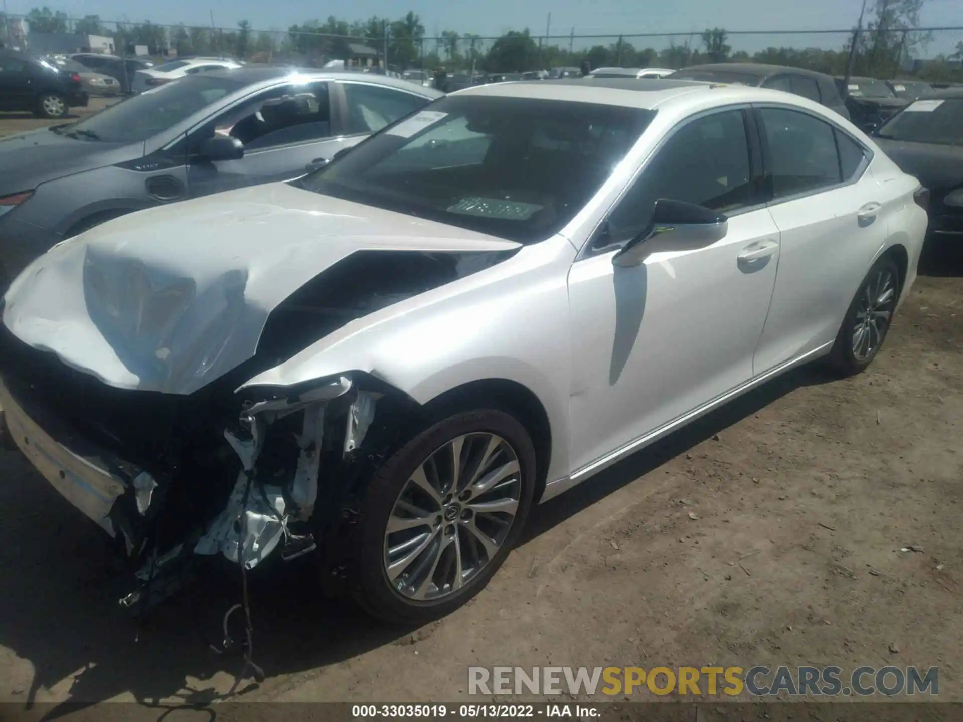 2 Photograph of a damaged car 58ADZ1B11LU065248 LEXUS ES 2020