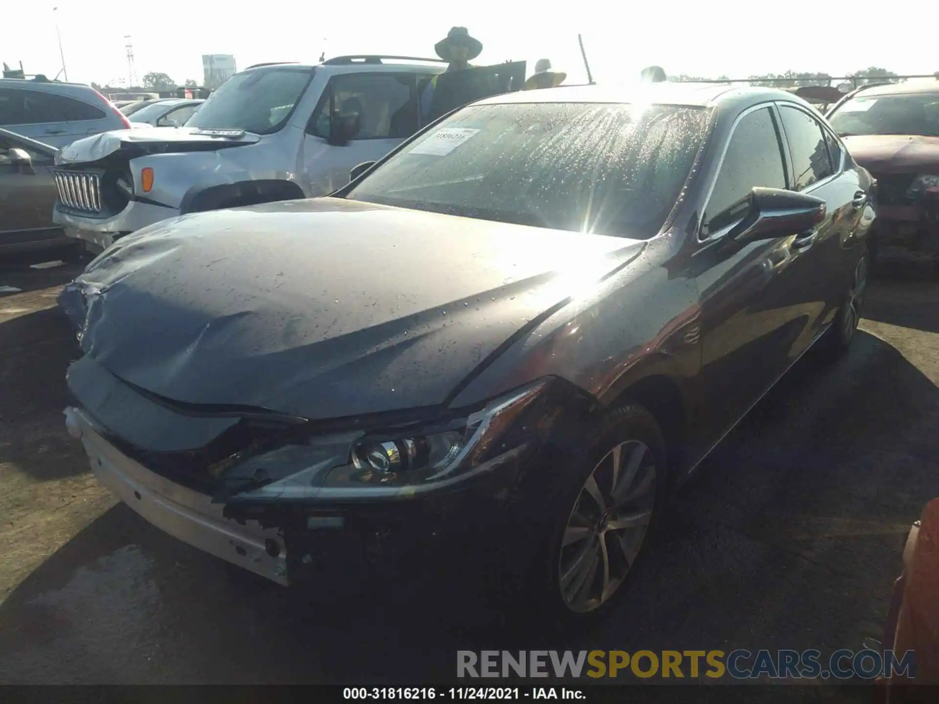 2 Photograph of a damaged car 58ADZ1B12LU073052 LEXUS ES 2020