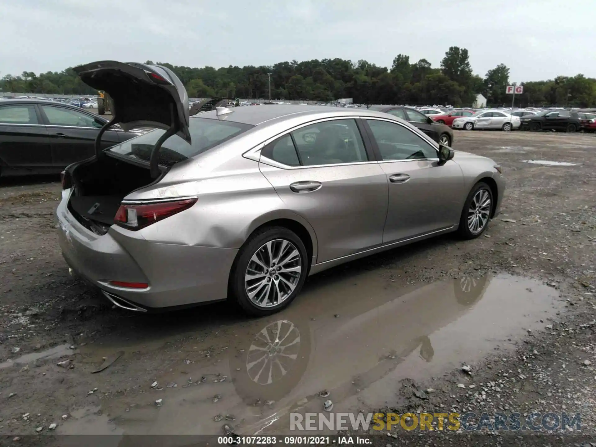 4 Photograph of a damaged car 58ADZ1B12LU075867 LEXUS ES 2020