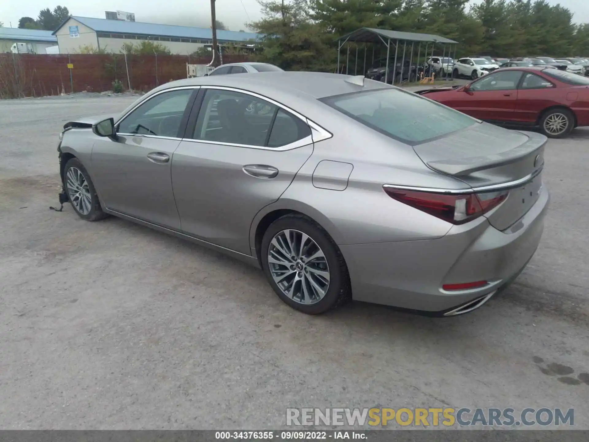 3 Photograph of a damaged car 58ADZ1B12LU079093 LEXUS ES 2020