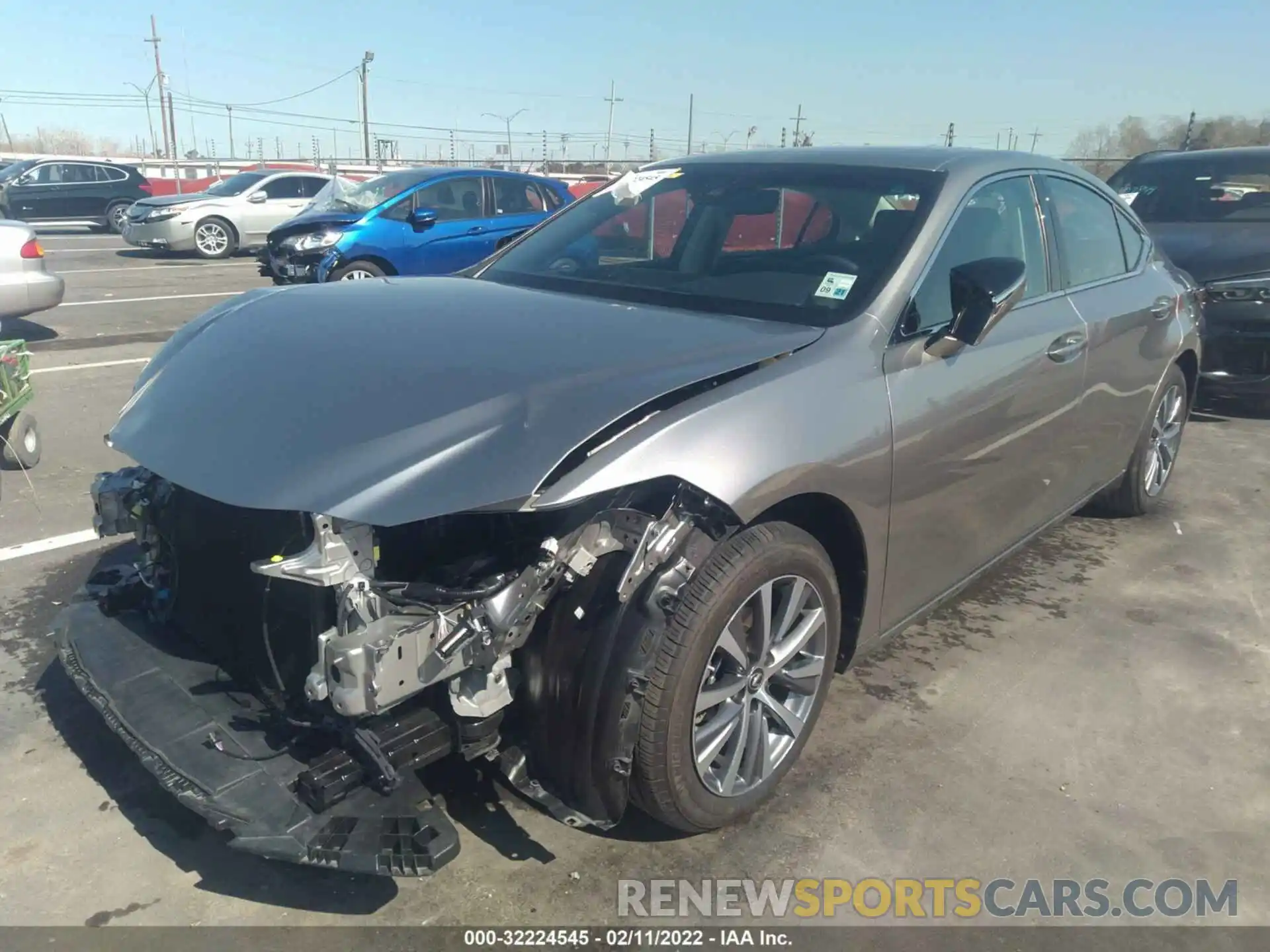 2 Photograph of a damaged car 58ADZ1B12LU081538 LEXUS ES 2020