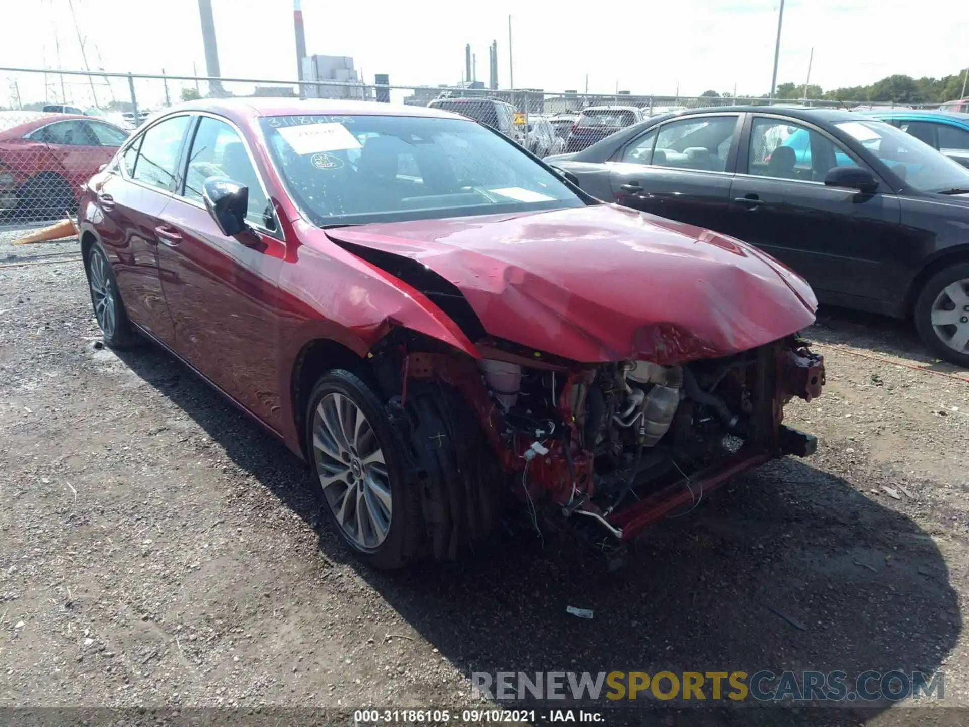 1 Photograph of a damaged car 58ADZ1B13LU067759 LEXUS ES 2020