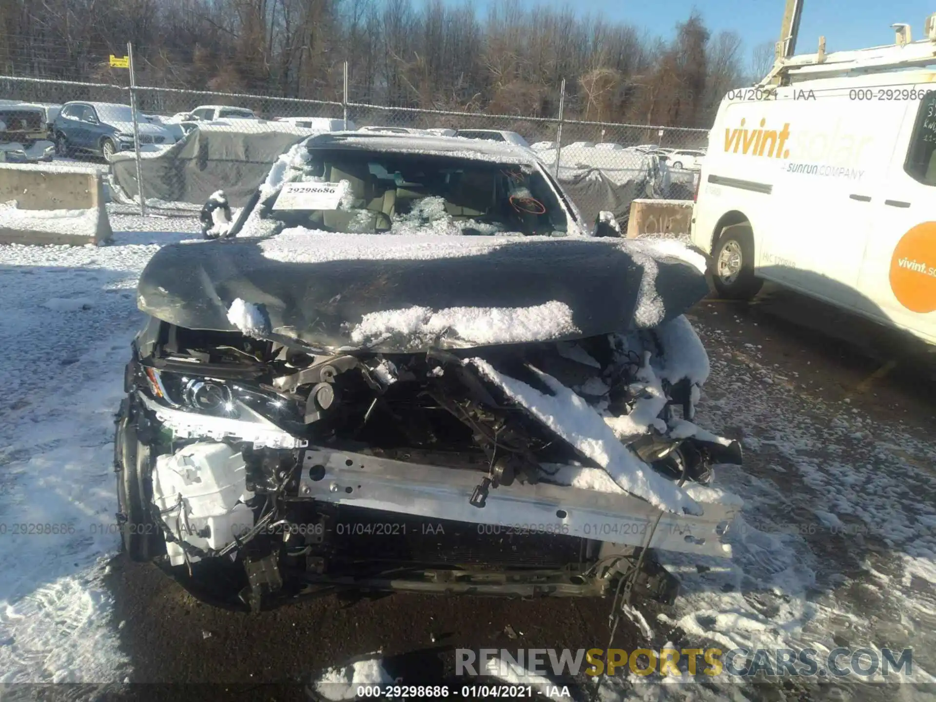 6 Photograph of a damaged car 58ADZ1B14LU058956 LEXUS ES 2020