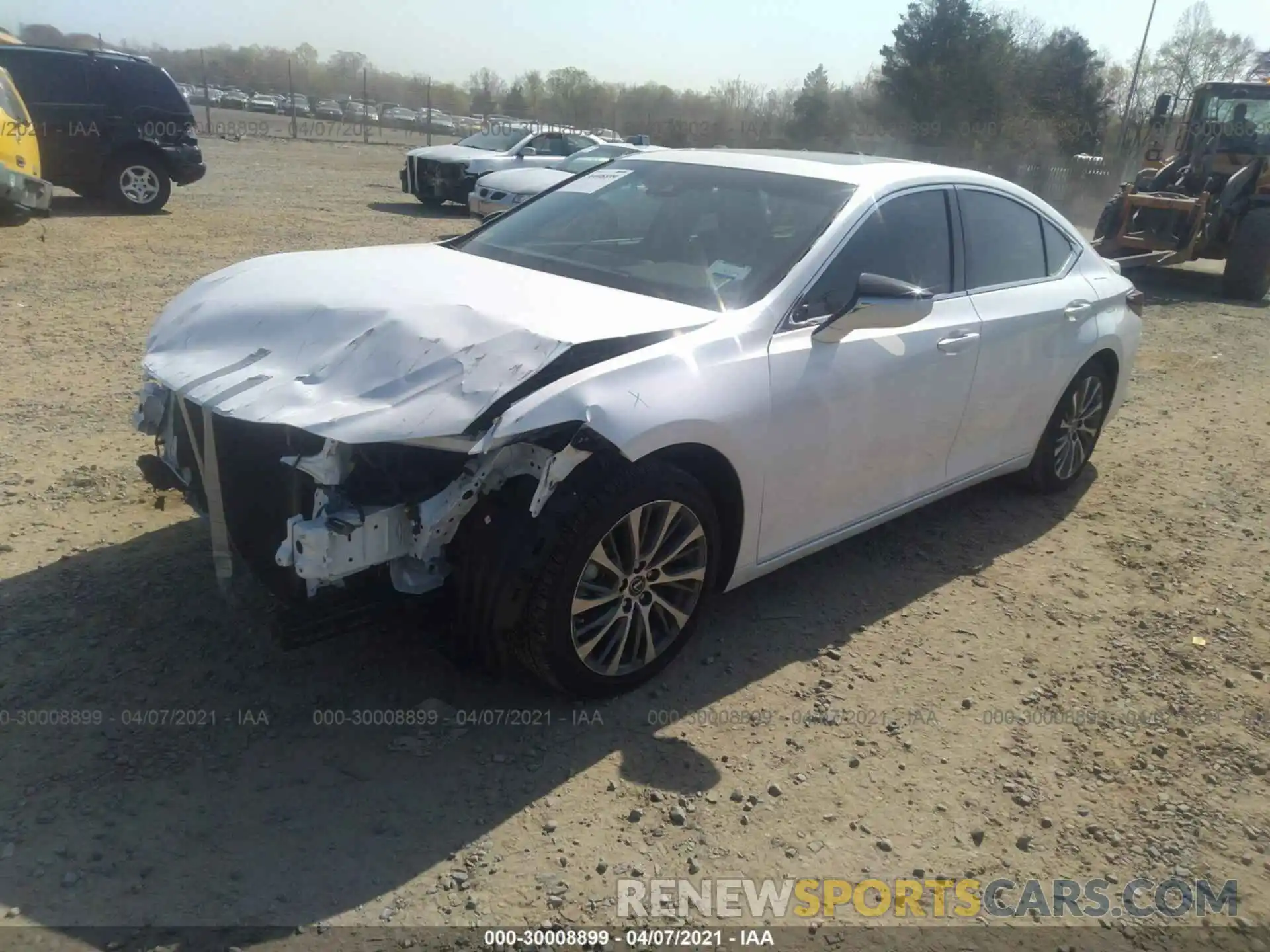 2 Photograph of a damaged car 58ADZ1B15LU064085 LEXUS ES 2020