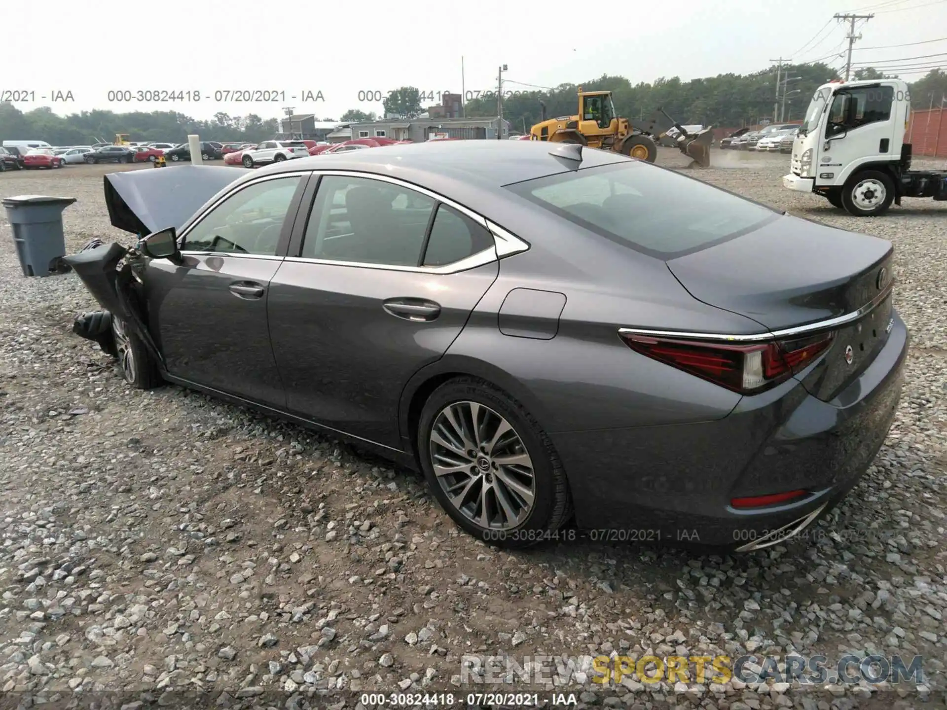 3 Photograph of a damaged car 58ADZ1B16LU057422 LEXUS ES 2020