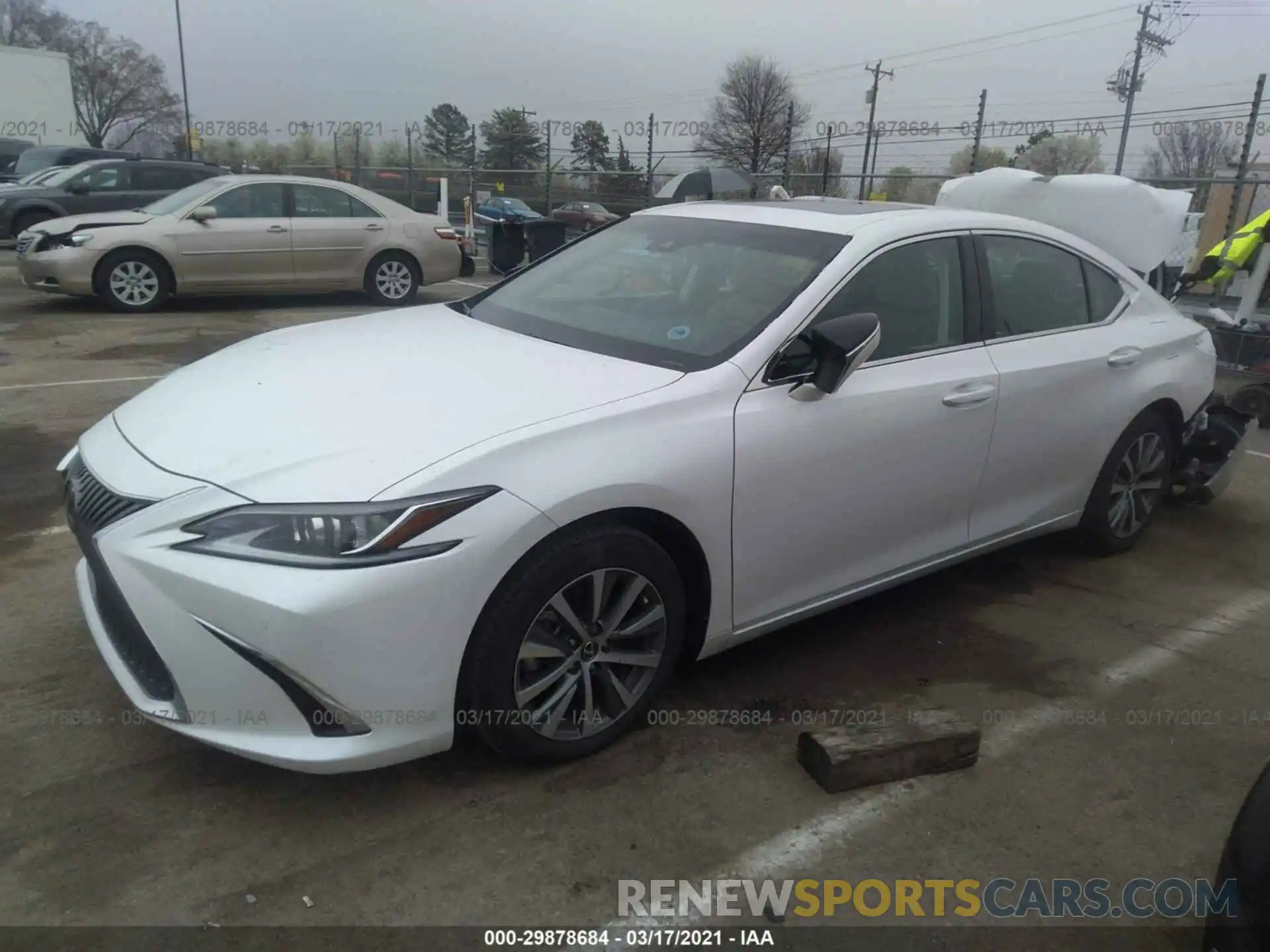 2 Photograph of a damaged car 58ADZ1B16LU063513 LEXUS ES 2020