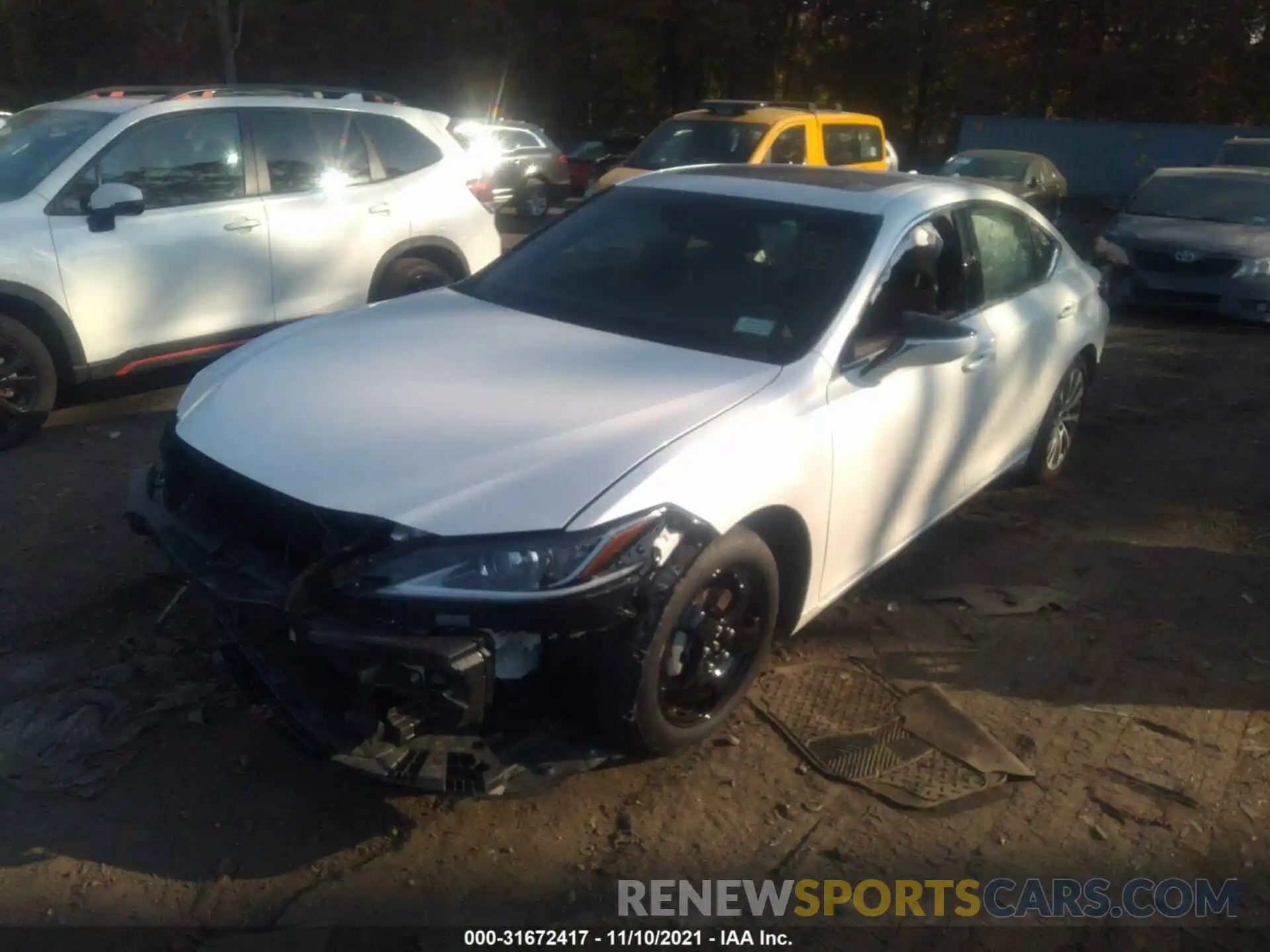 2 Photograph of a damaged car 58ADZ1B16LU064628 LEXUS ES 2020