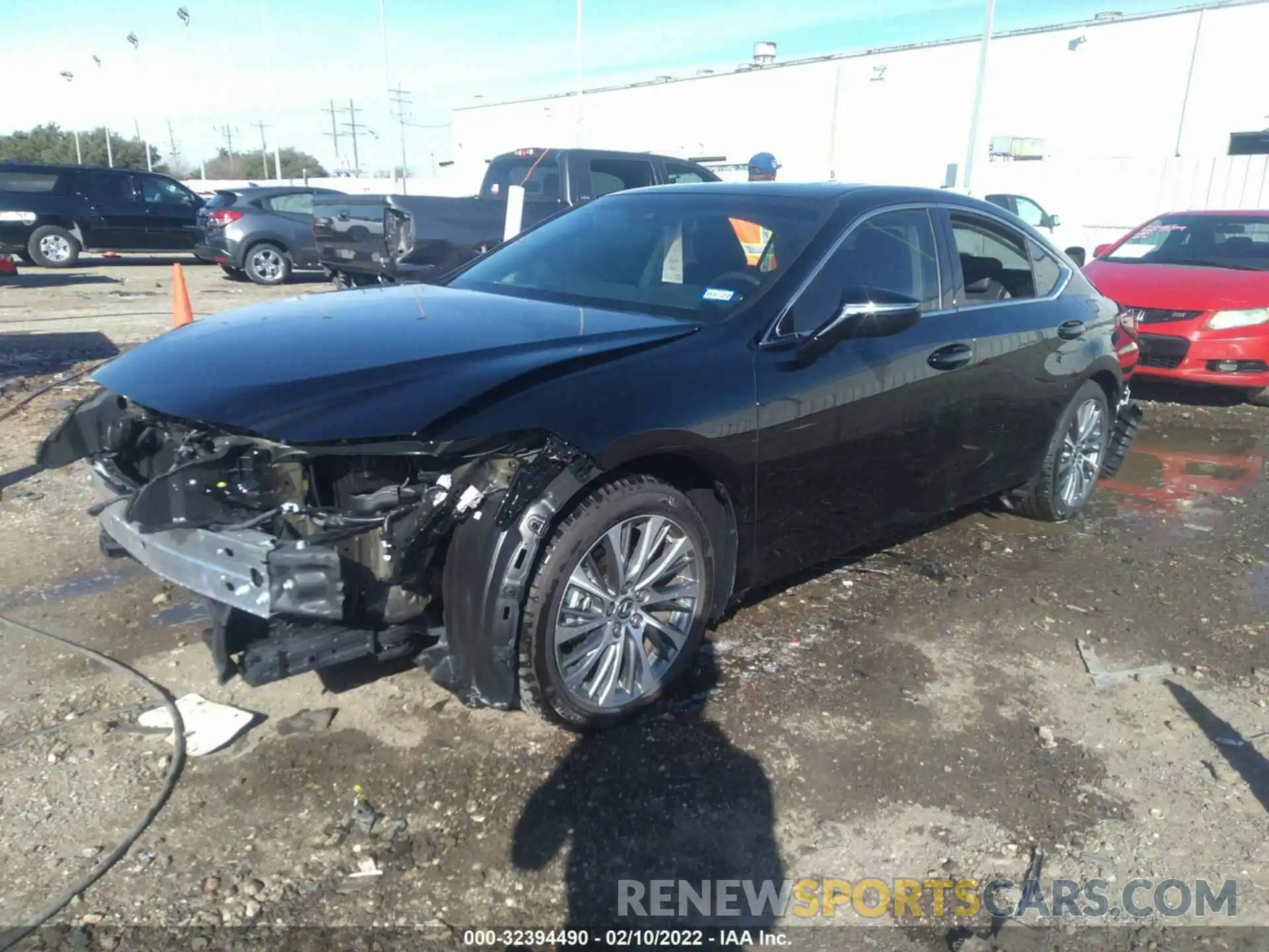 2 Photograph of a damaged car 58ADZ1B16LU073474 LEXUS ES 2020