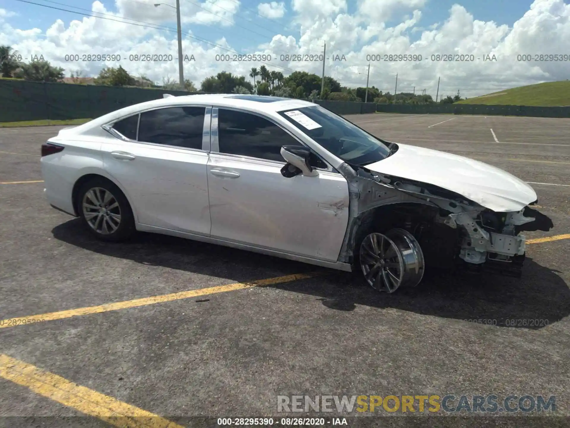 6 Photograph of a damaged car 58ADZ1B18LU057101 LEXUS ES 2020