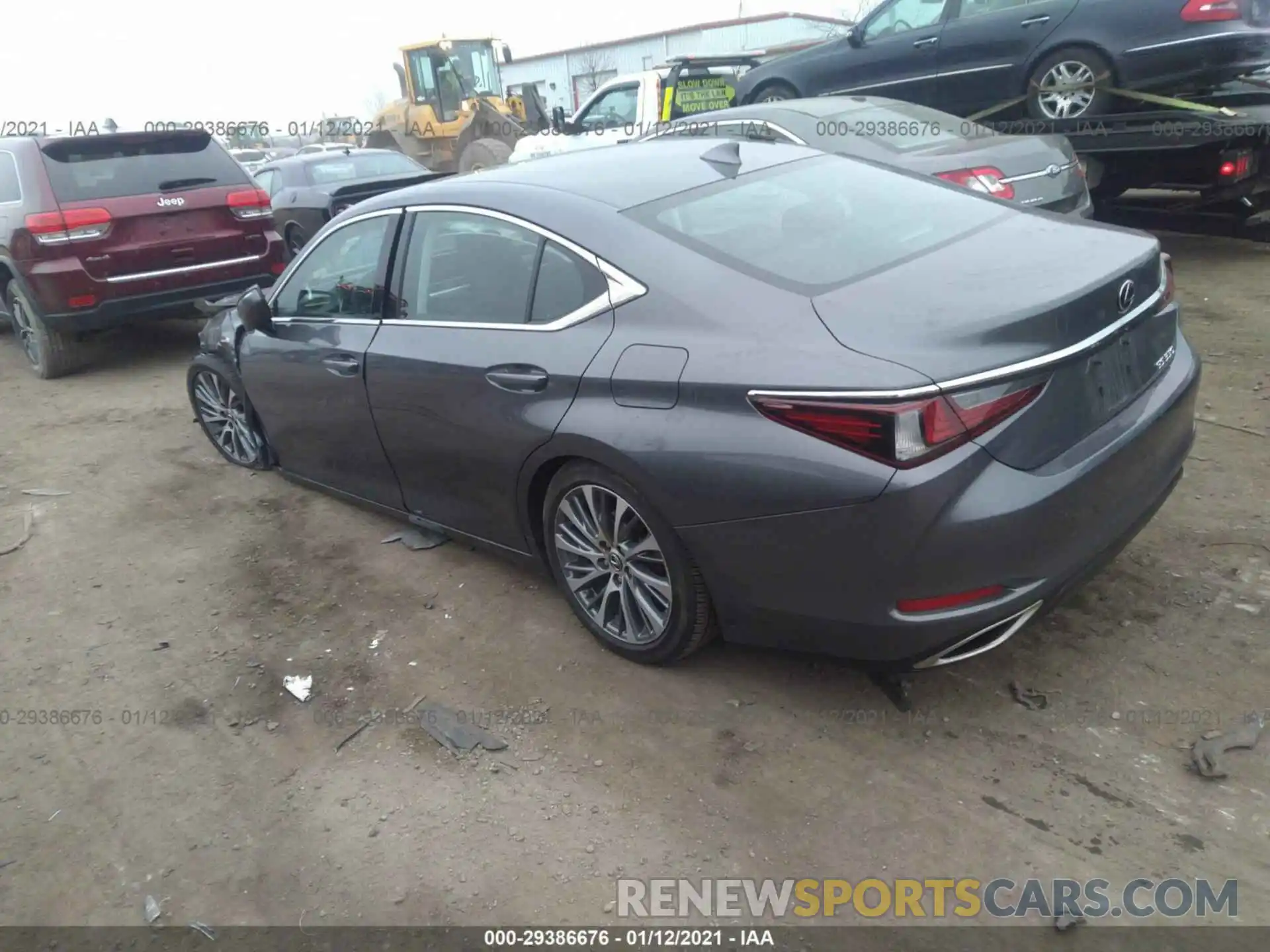 3 Photograph of a damaged car 58ADZ1B18LU068017 LEXUS ES 2020