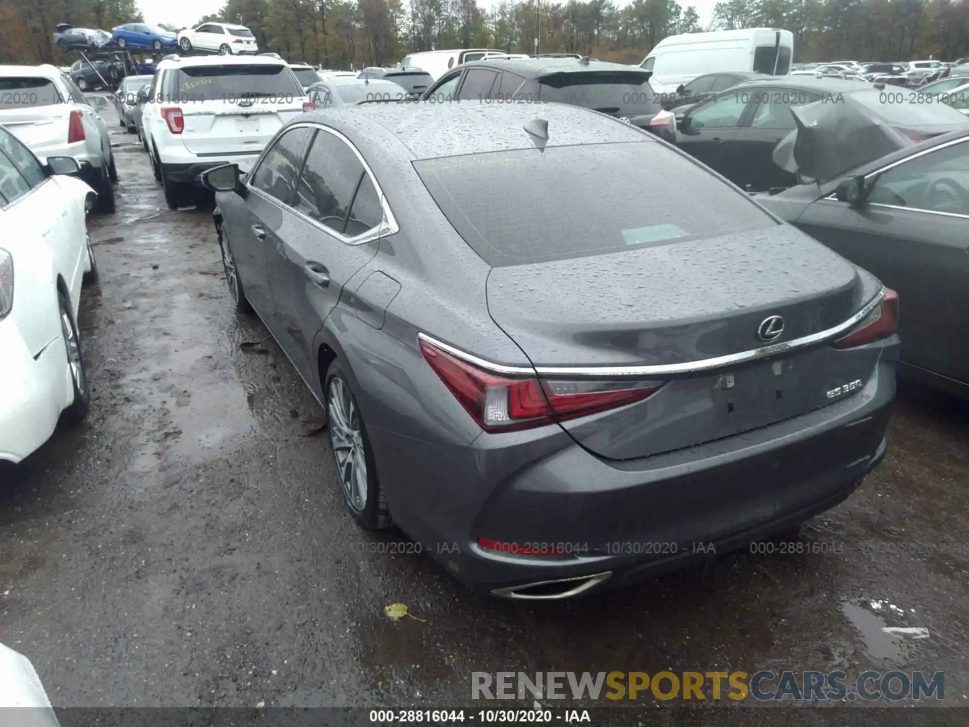 3 Photograph of a damaged car 58ADZ1B19LU076837 LEXUS ES 2020