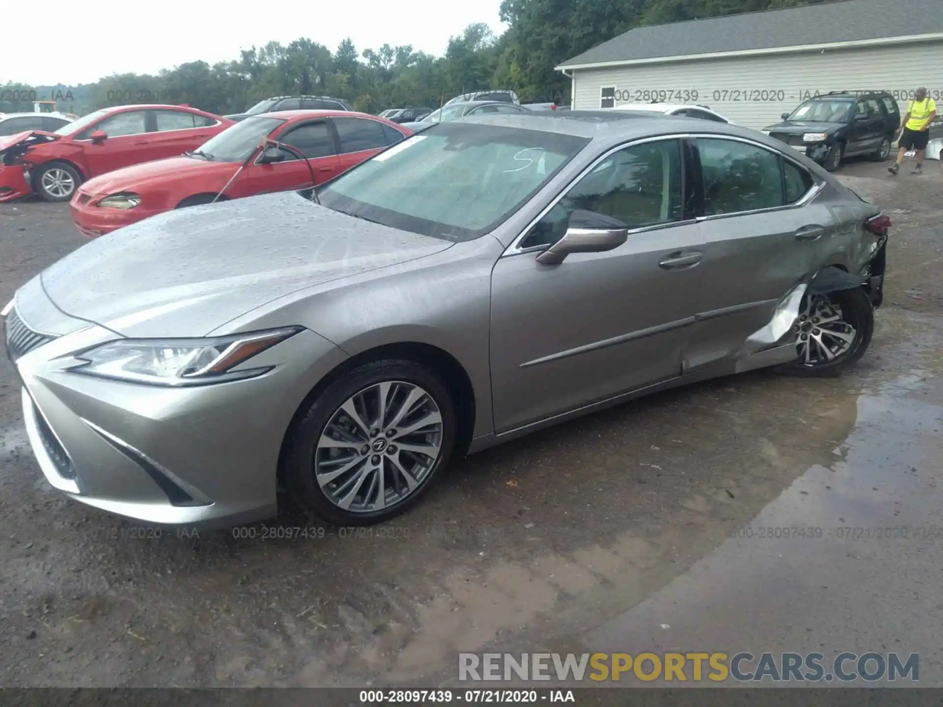 2 Photograph of a damaged car 58ADZ1B1XLU053289 LEXUS ES 2020