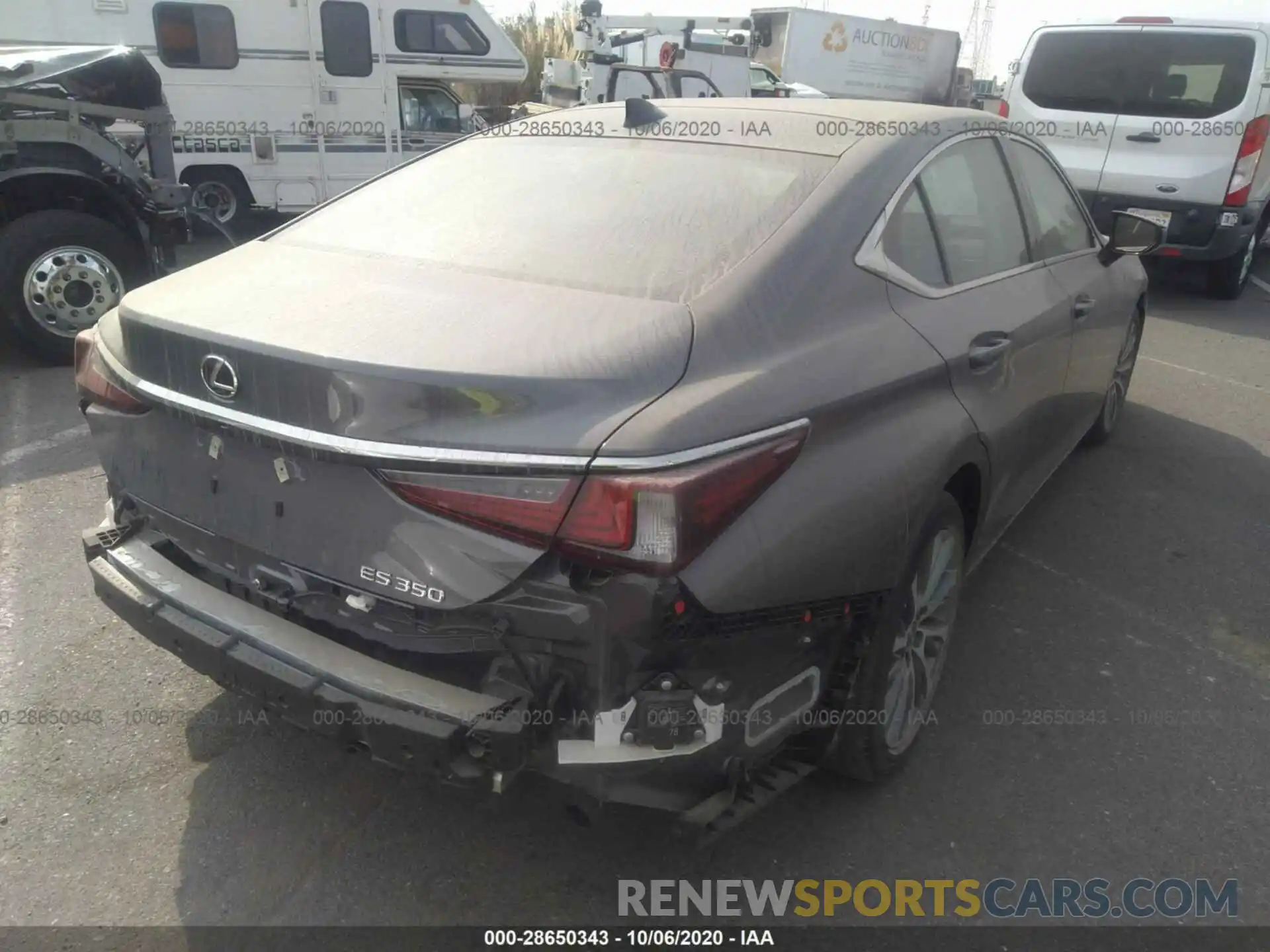 4 Фотография поврежденного автомобиля 58ADZ1B1XLU057469 LEXUS ES 2020