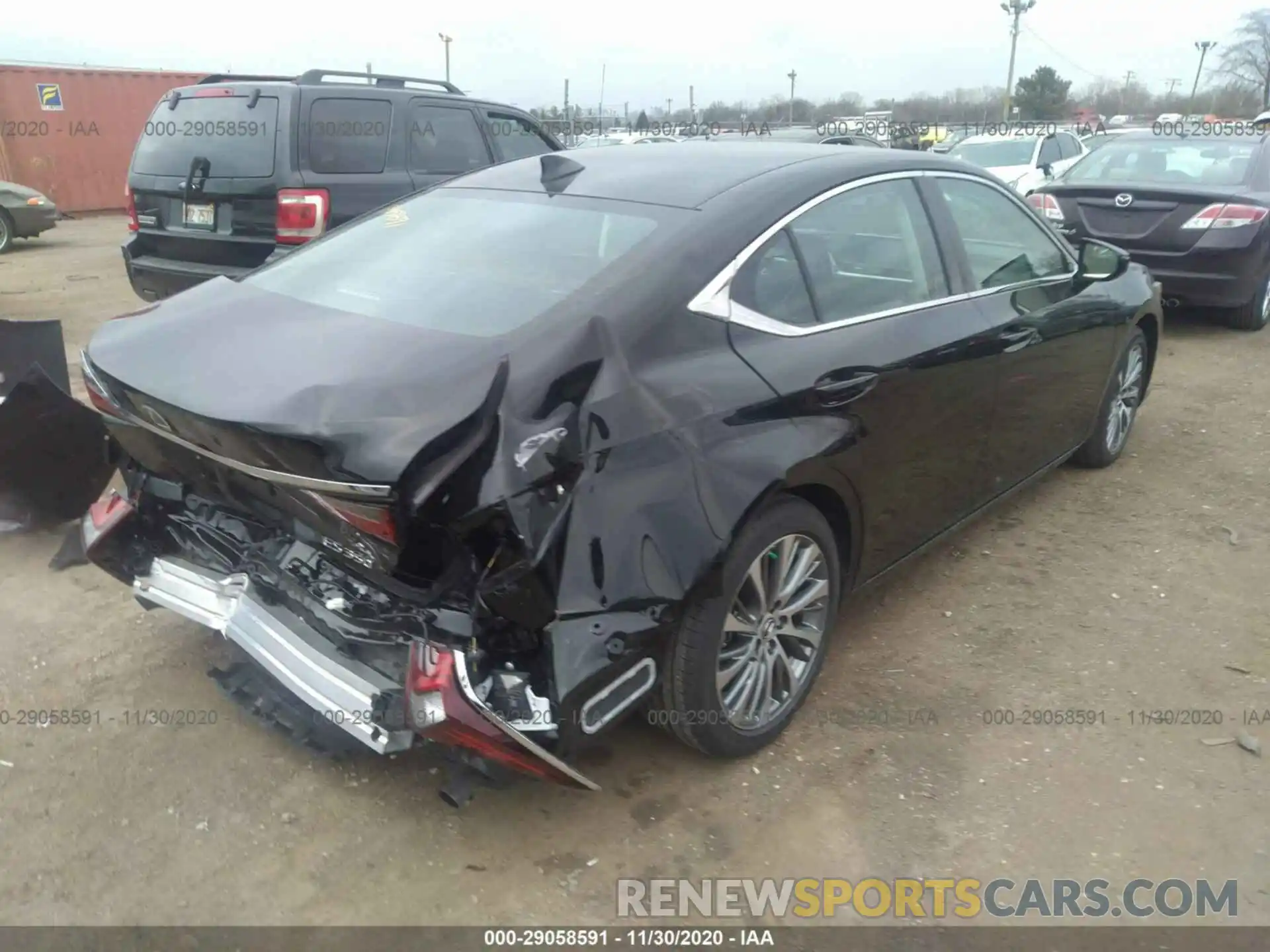 4 Photograph of a damaged car 58ADZ1B1XLU074899 LEXUS ES 2020