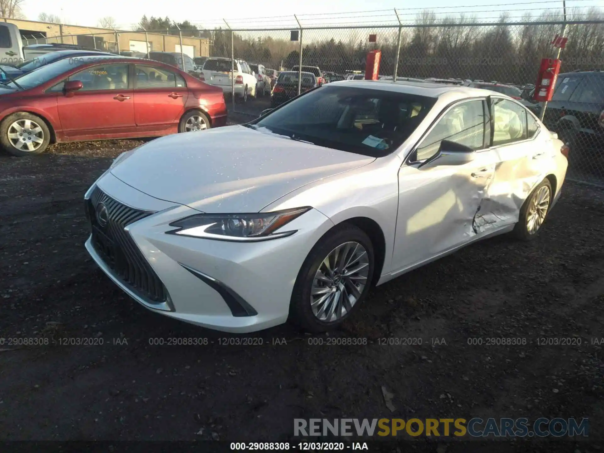 2 Photograph of a damaged car 58AE21B16LU012375 LEXUS ES 2020