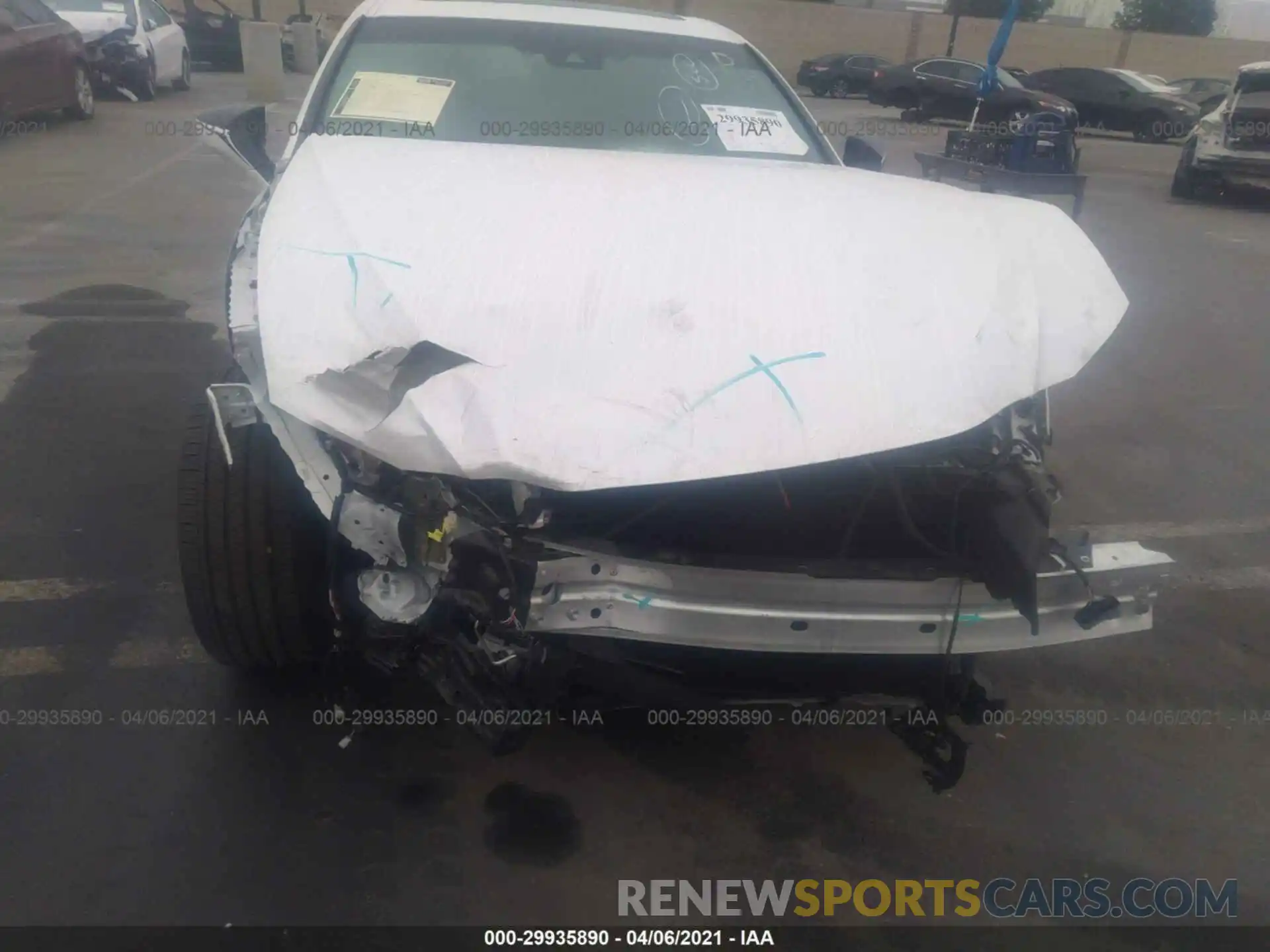 6 Photograph of a damaged car 58AE21B19LU005372 LEXUS ES 2020