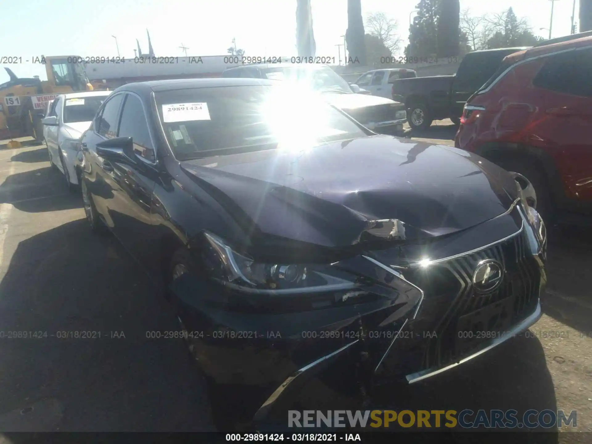 6 Photograph of a damaged car 58AEZ1B15LU080713 LEXUS ES 2020