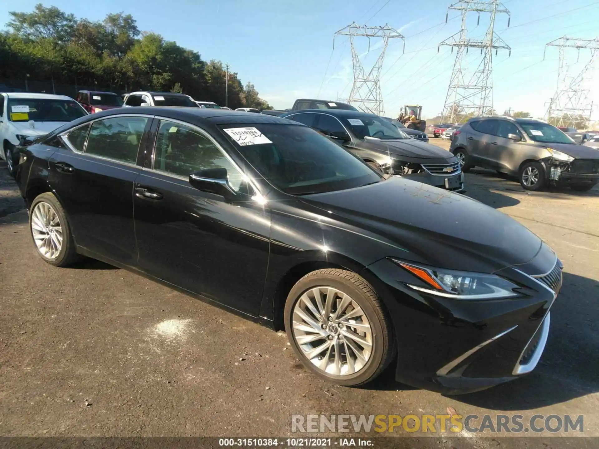 1 Photograph of a damaged car 58AEZ1B16LU059417 LEXUS ES 2020