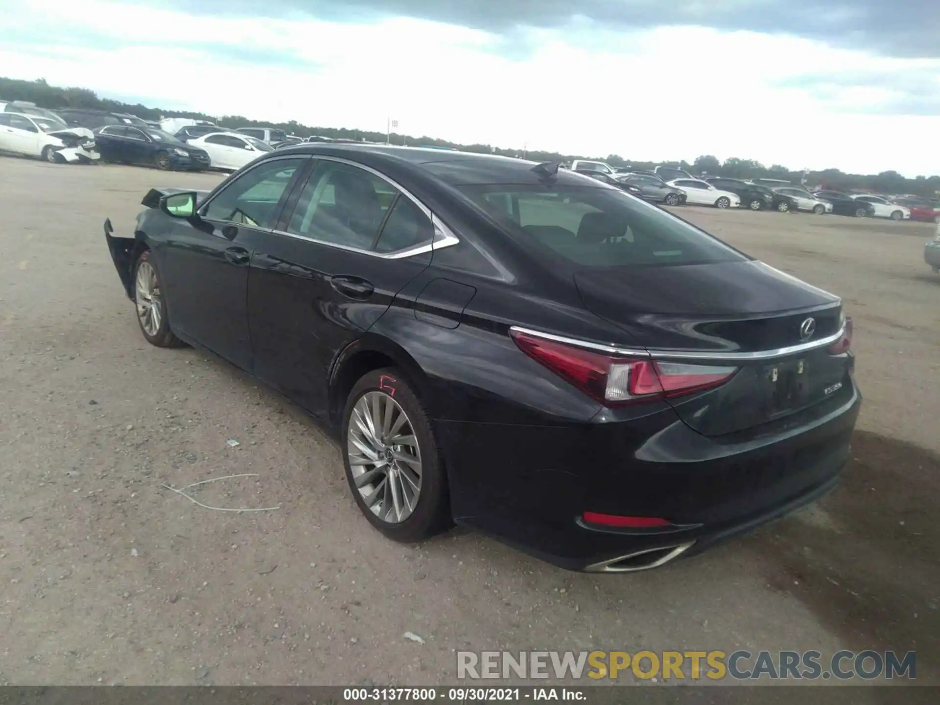 3 Photograph of a damaged car 58AEZ1B1XLU053135 LEXUS ES 2020