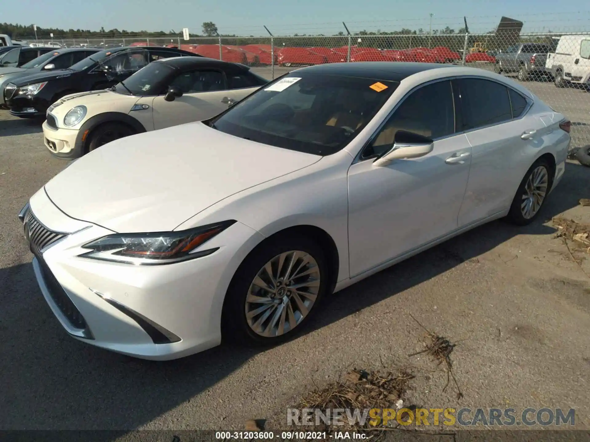 2 Photograph of a damaged car 58AFZ1B13LU070752 LEXUS ES 2020