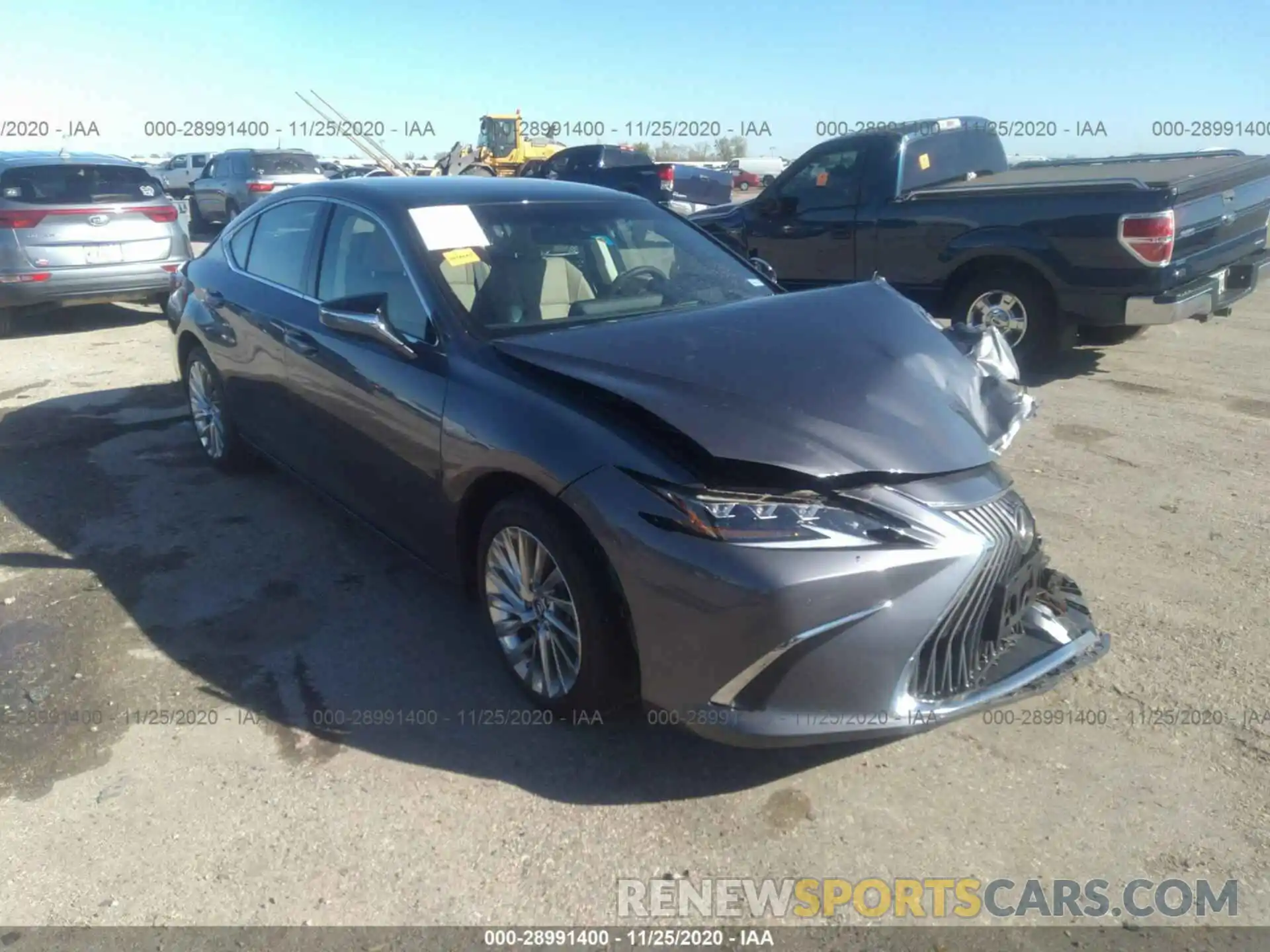 1 Photograph of a damaged car 58AFZ1B19LU079620 LEXUS ES 2020