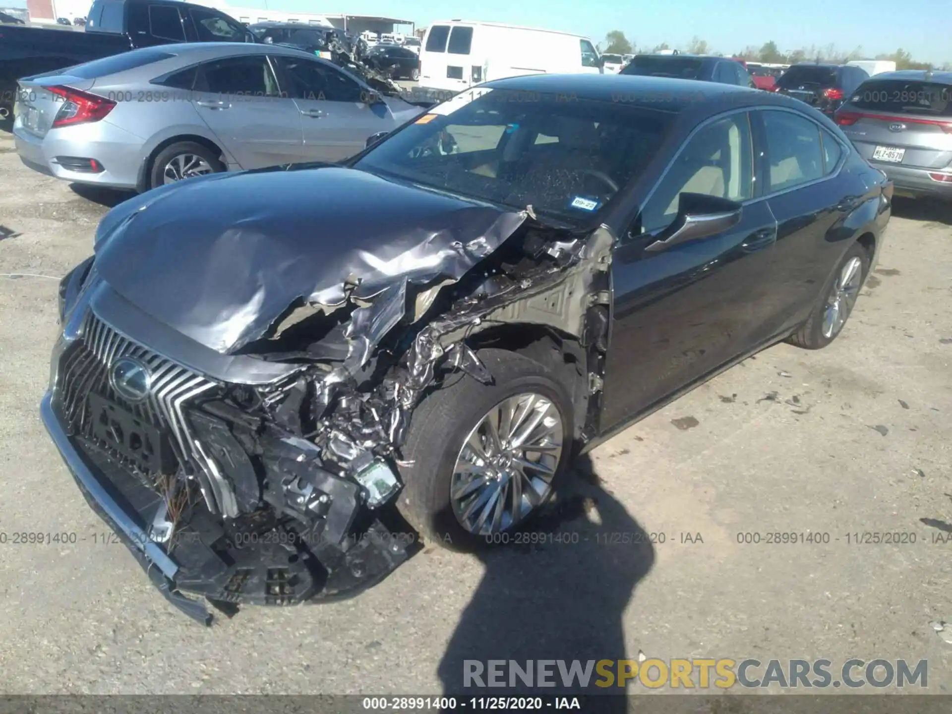 6 Photograph of a damaged car 58AFZ1B19LU079620 LEXUS ES 2020