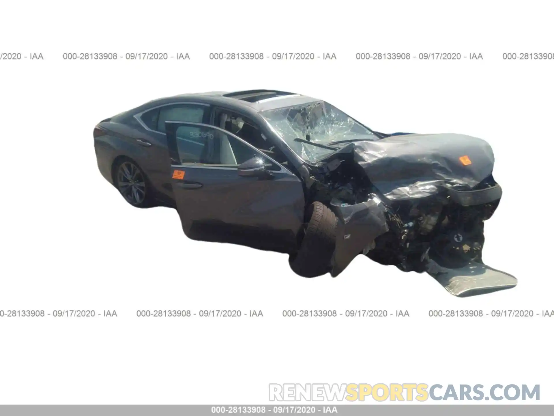 1 Photograph of a damaged car 58AGZ1B11LU064260 LEXUS ES 2020