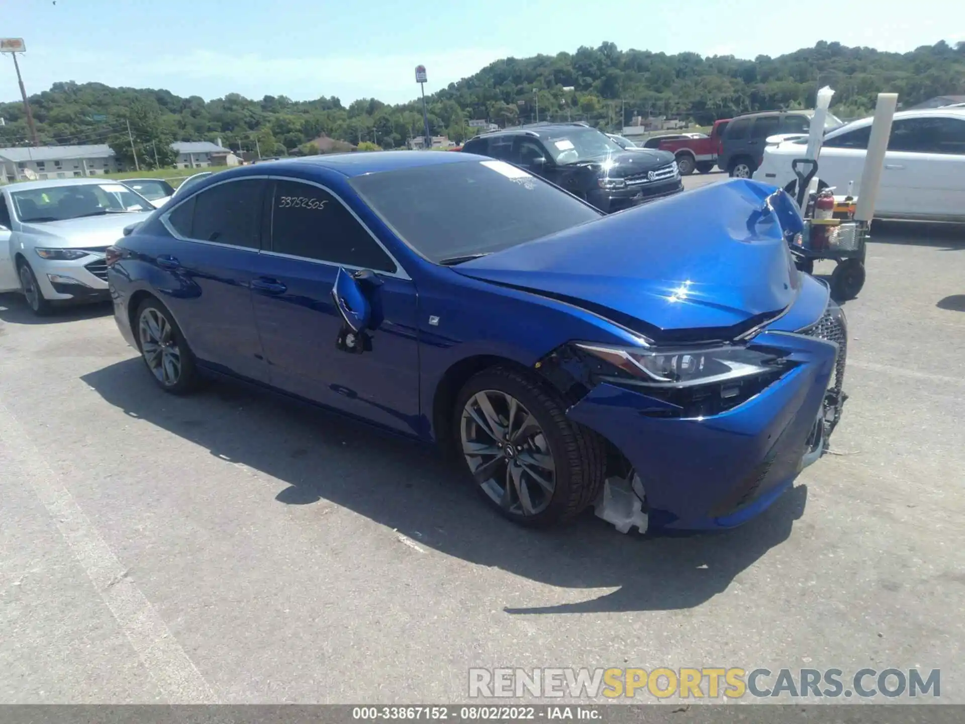 1 Фотография поврежденного автомобиля 58AGZ1B11LU070883 LEXUS ES 2020