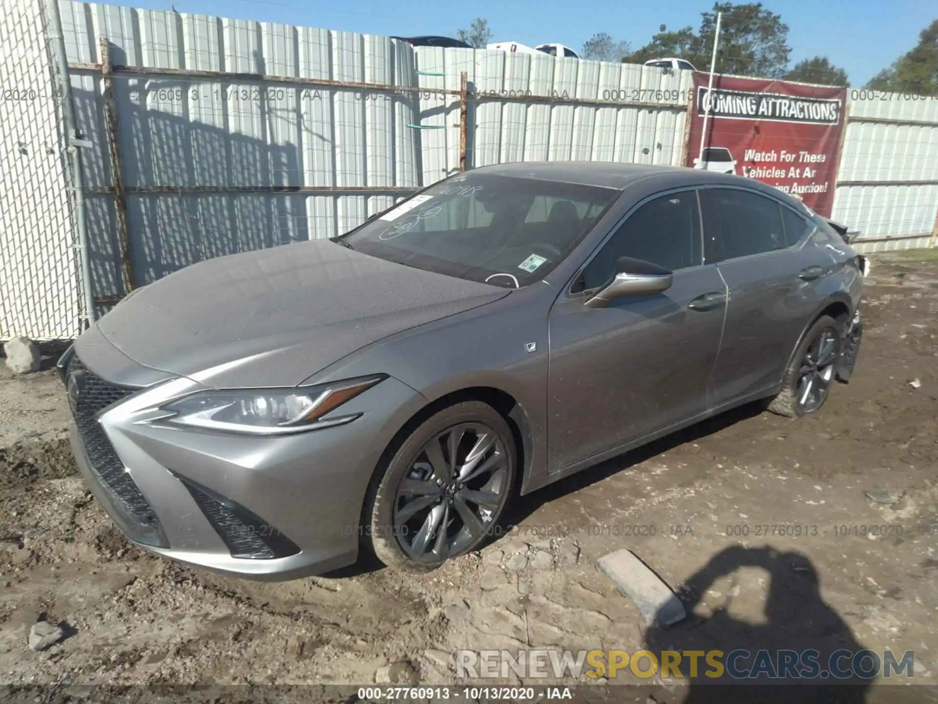 2 Фотография поврежденного автомобиля 58AGZ1B14LU067766 LEXUS ES 2020